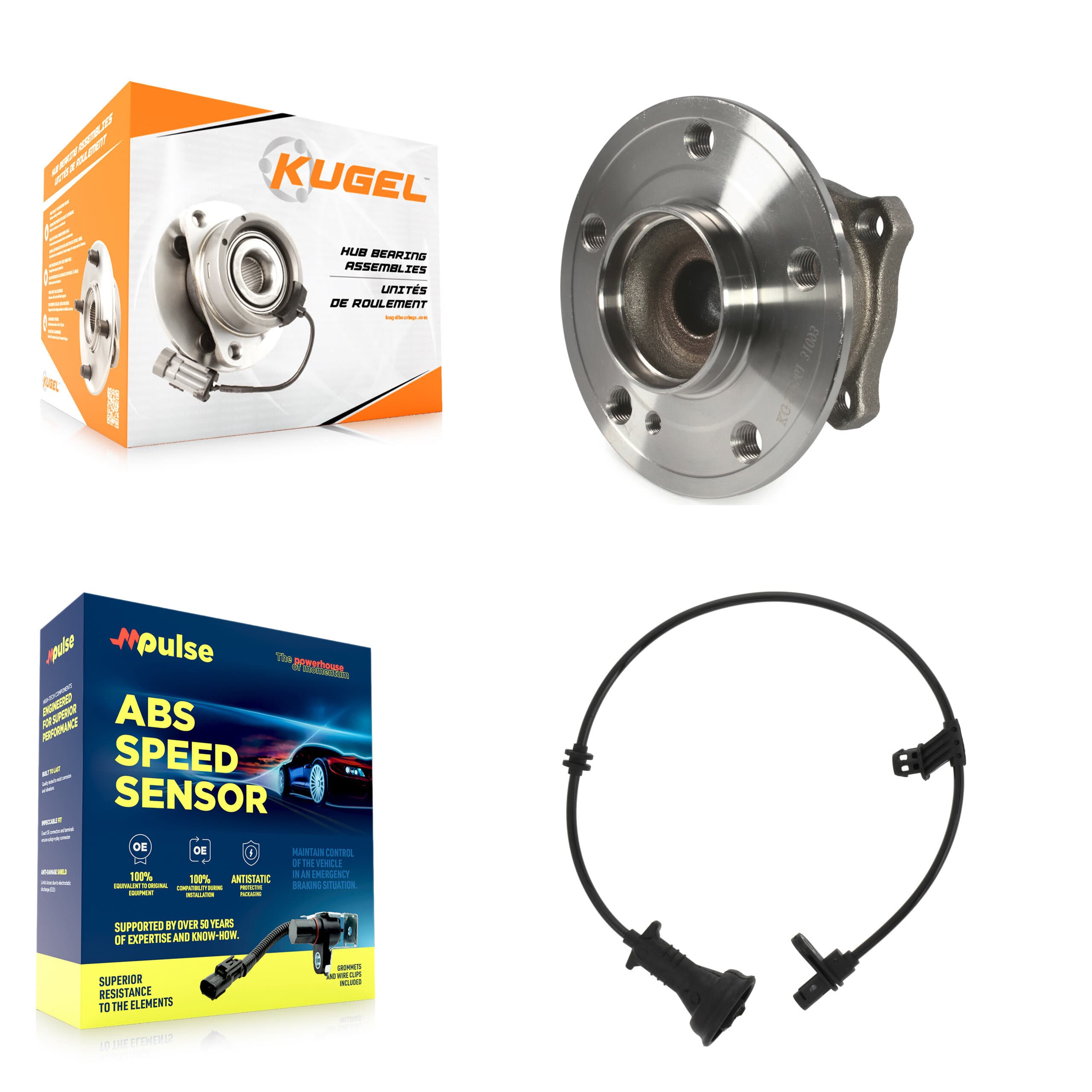 Kugel - K7S-103106 - Rear Wheel Bearing and Hub Assembly Kits image 1