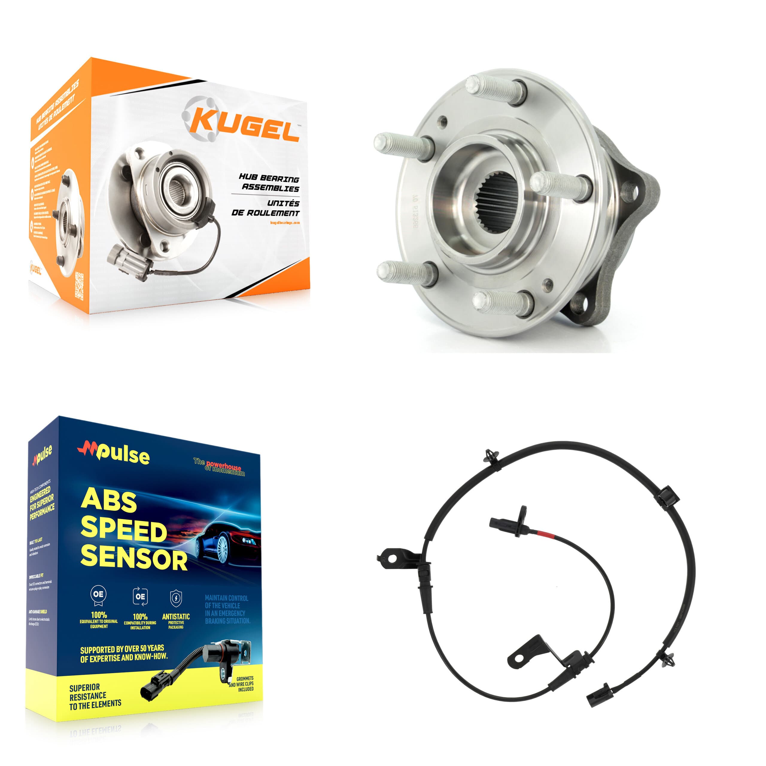 Kugel - K7S-103136 - Front Wheel Bearing and Hub Assembly Kits image 1