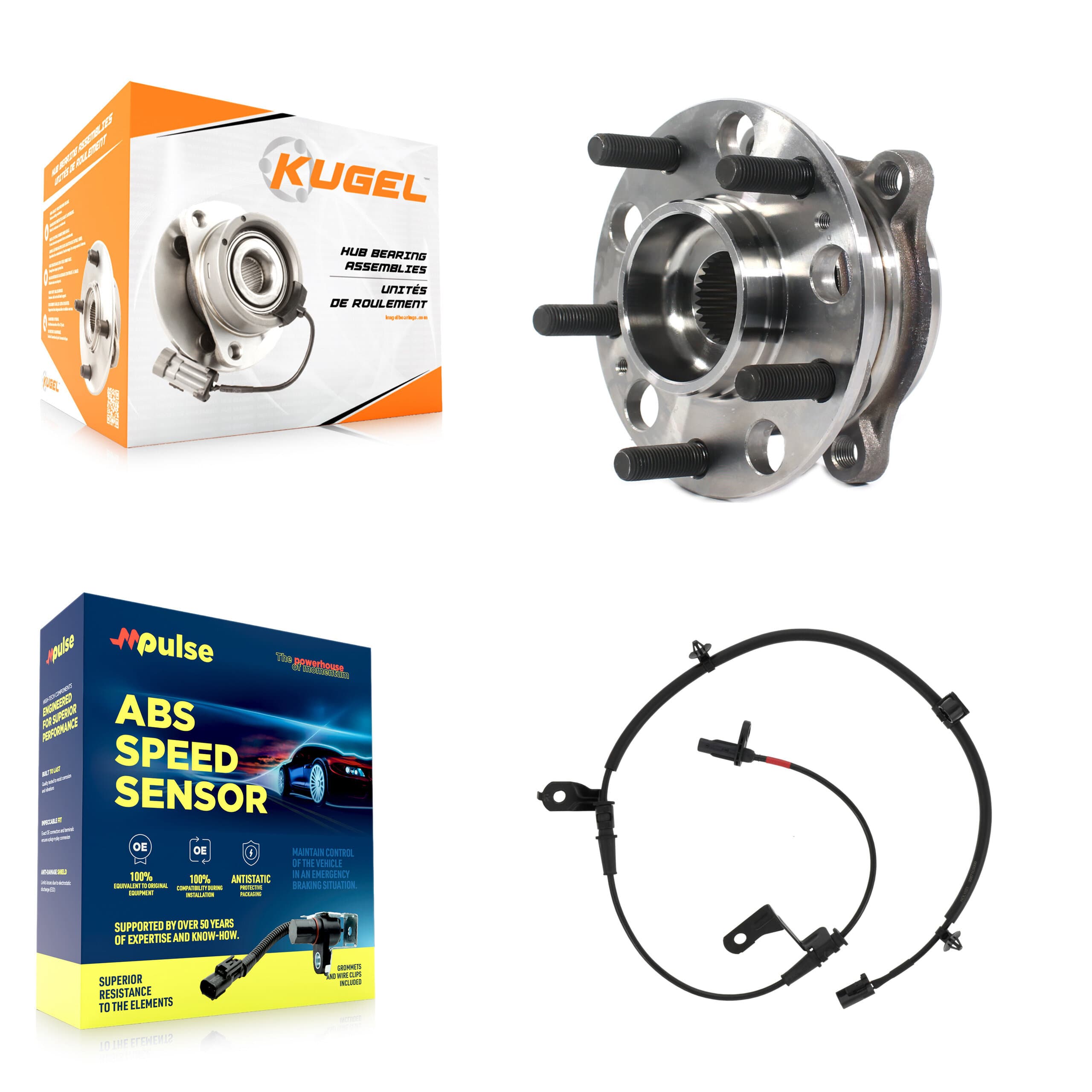 Kugel - K7S-103137 - Front Wheel Bearing and Hub Assembly Kits image 1