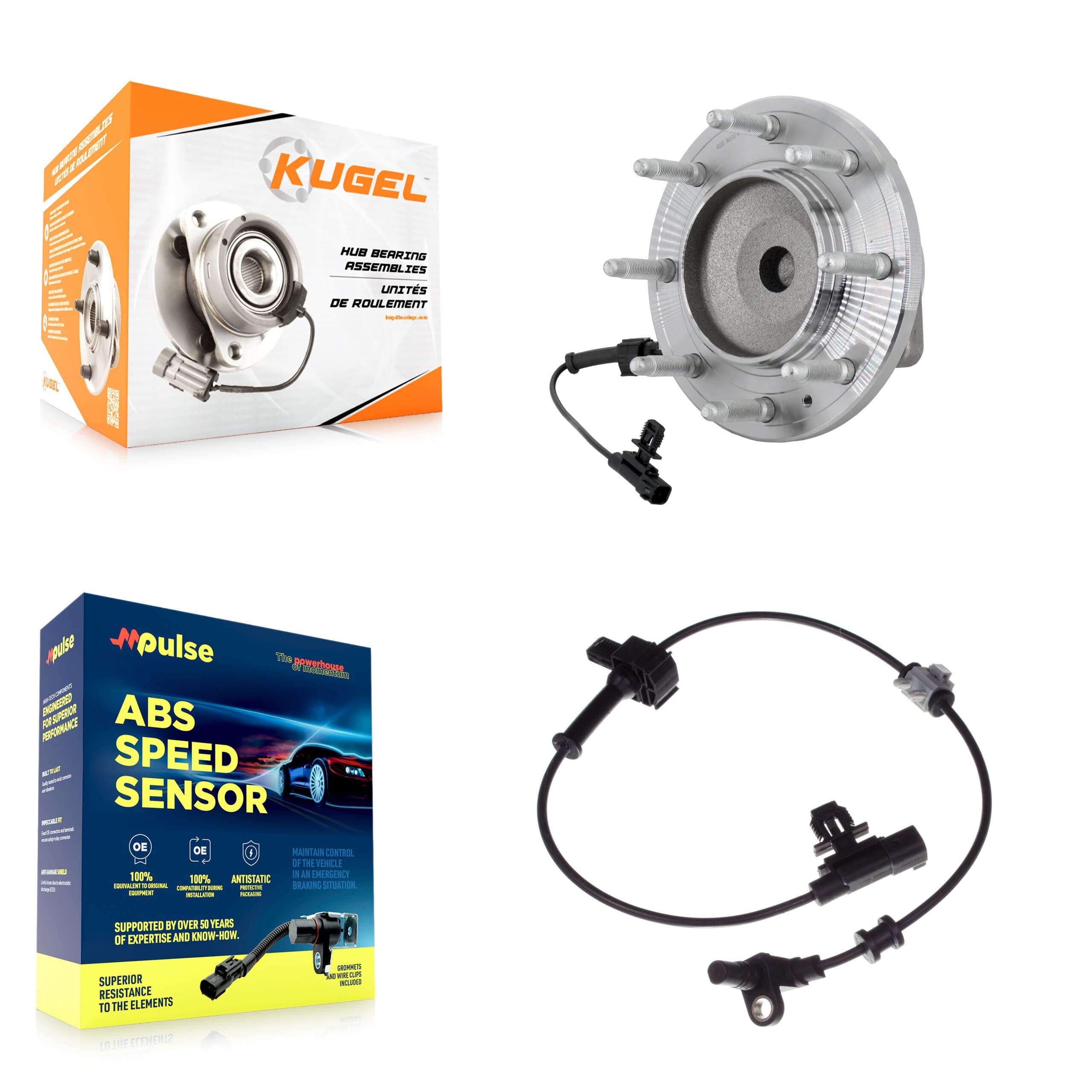 Kugel - K7S-103166 - Front Wheel Bearing and Hub Assembly Kits image 1