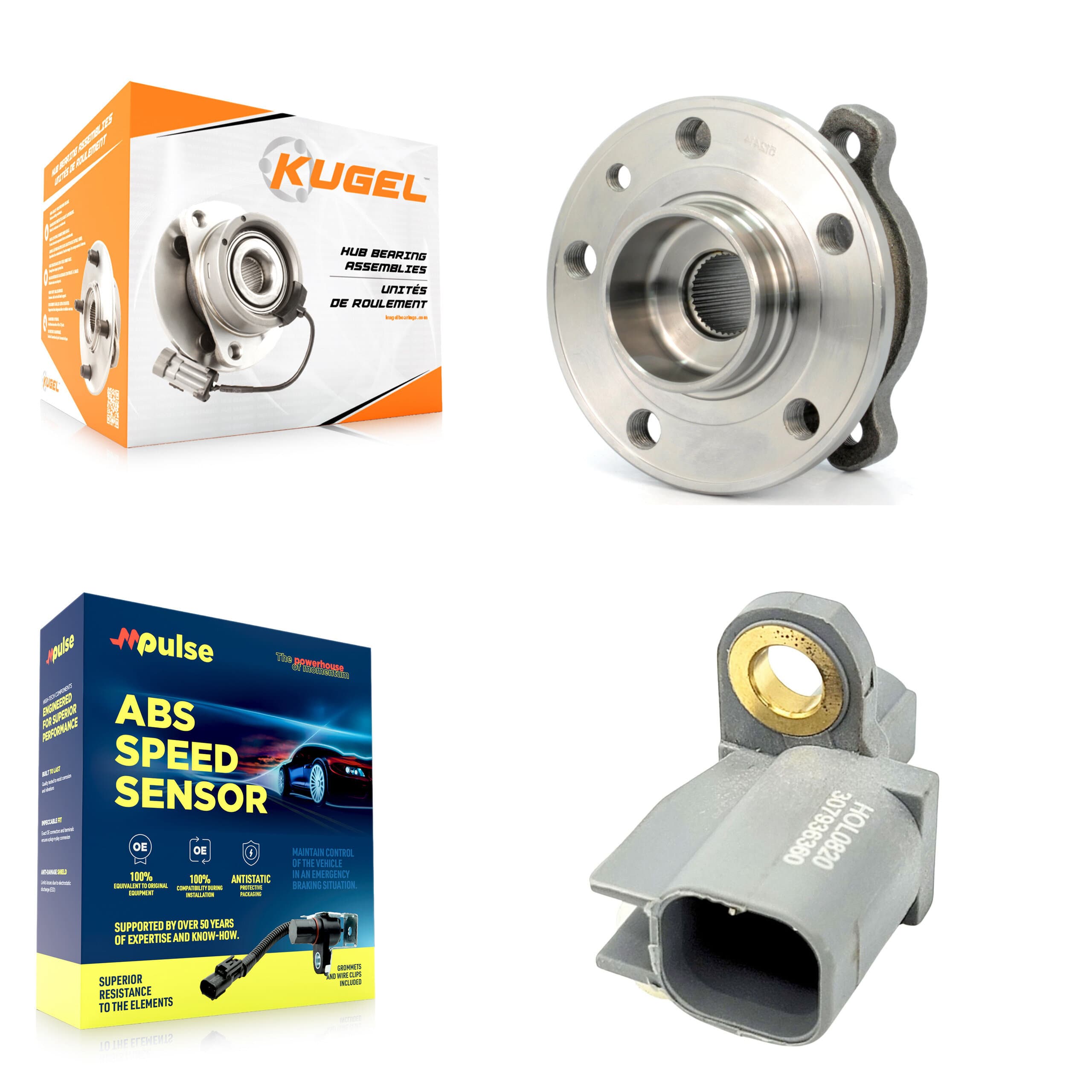 Kugel - K7S-103308 - Rear Wheel Bearing and Hub Assembly Kits image 1