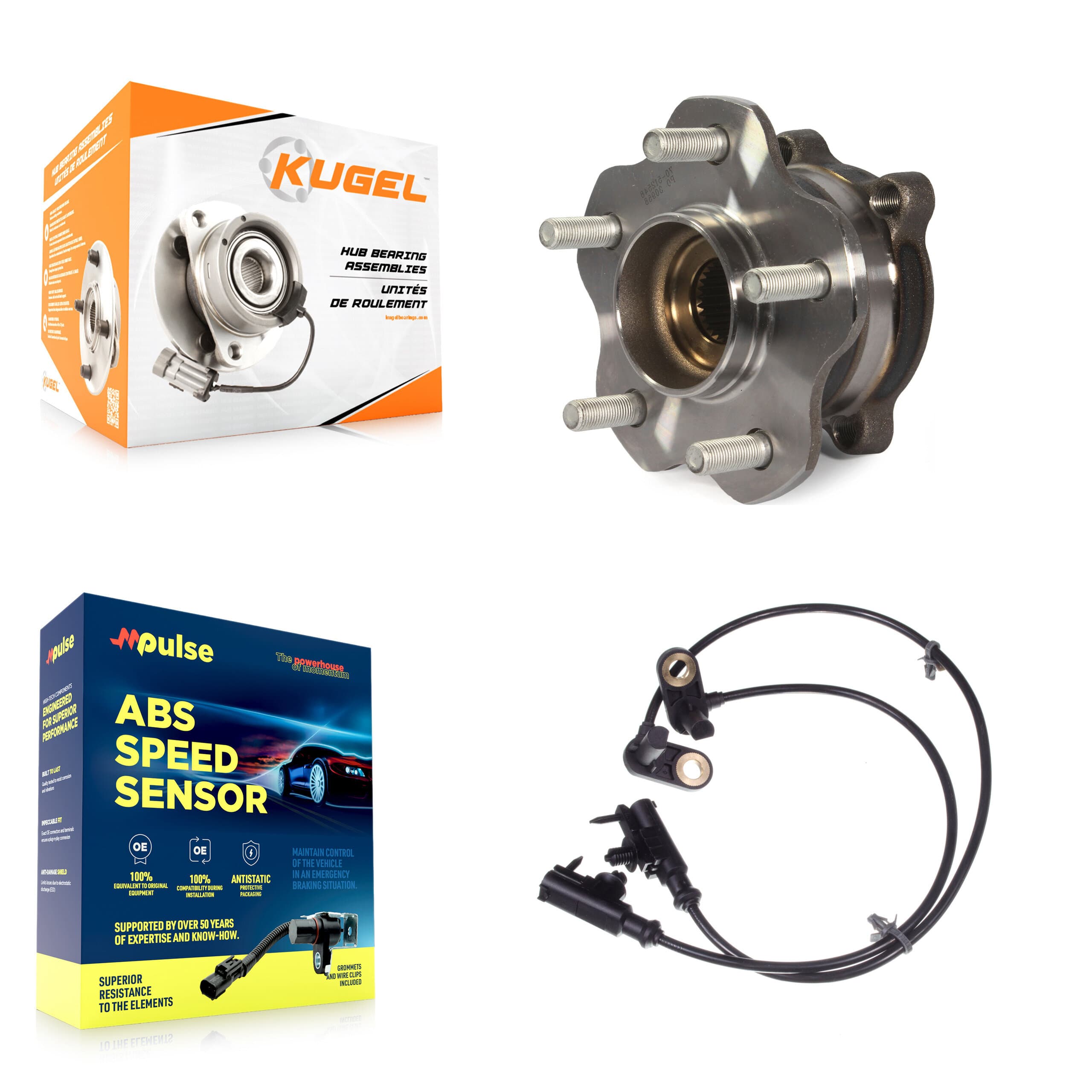 Kugel - K7S-103325 - Rear Wheel Bearing and Hub Assembly Kits image 1