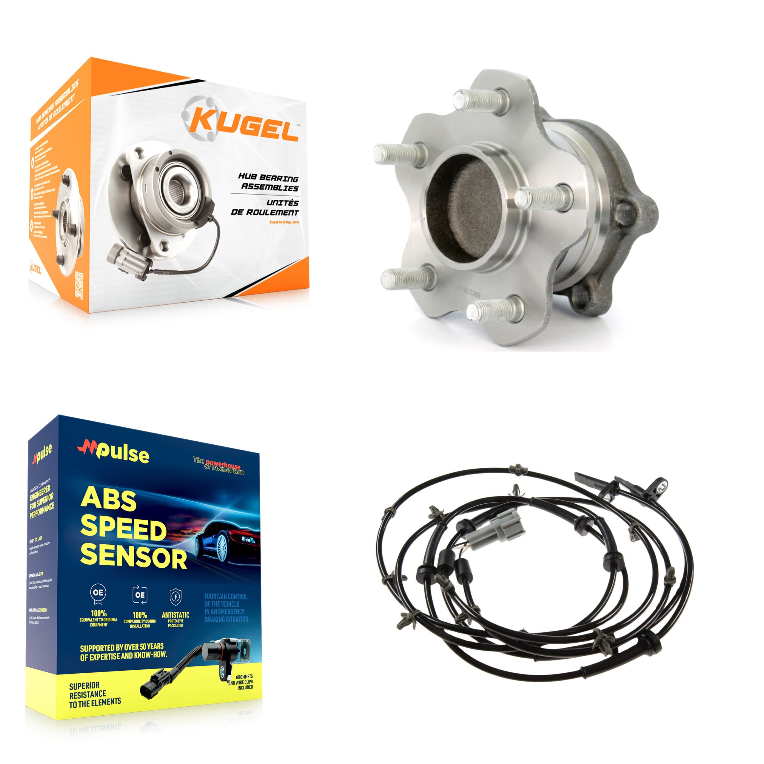 Kugel - K7S-103328 - Rear Wheel Bearing and Hub Assembly Kits image 1