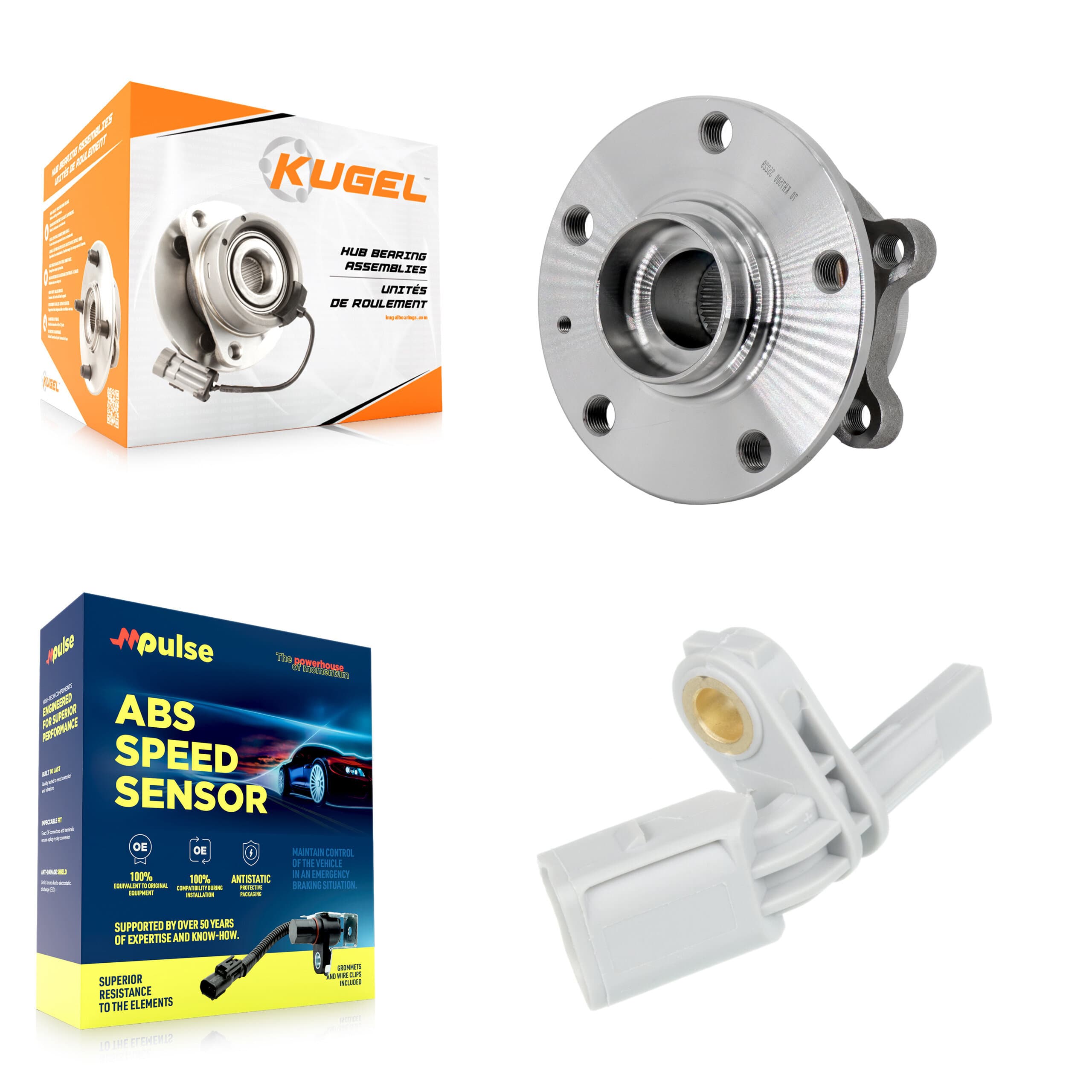 Kugel - K7S-103400 - Rear Wheel Bearing and Hub Assembly Kits image 1