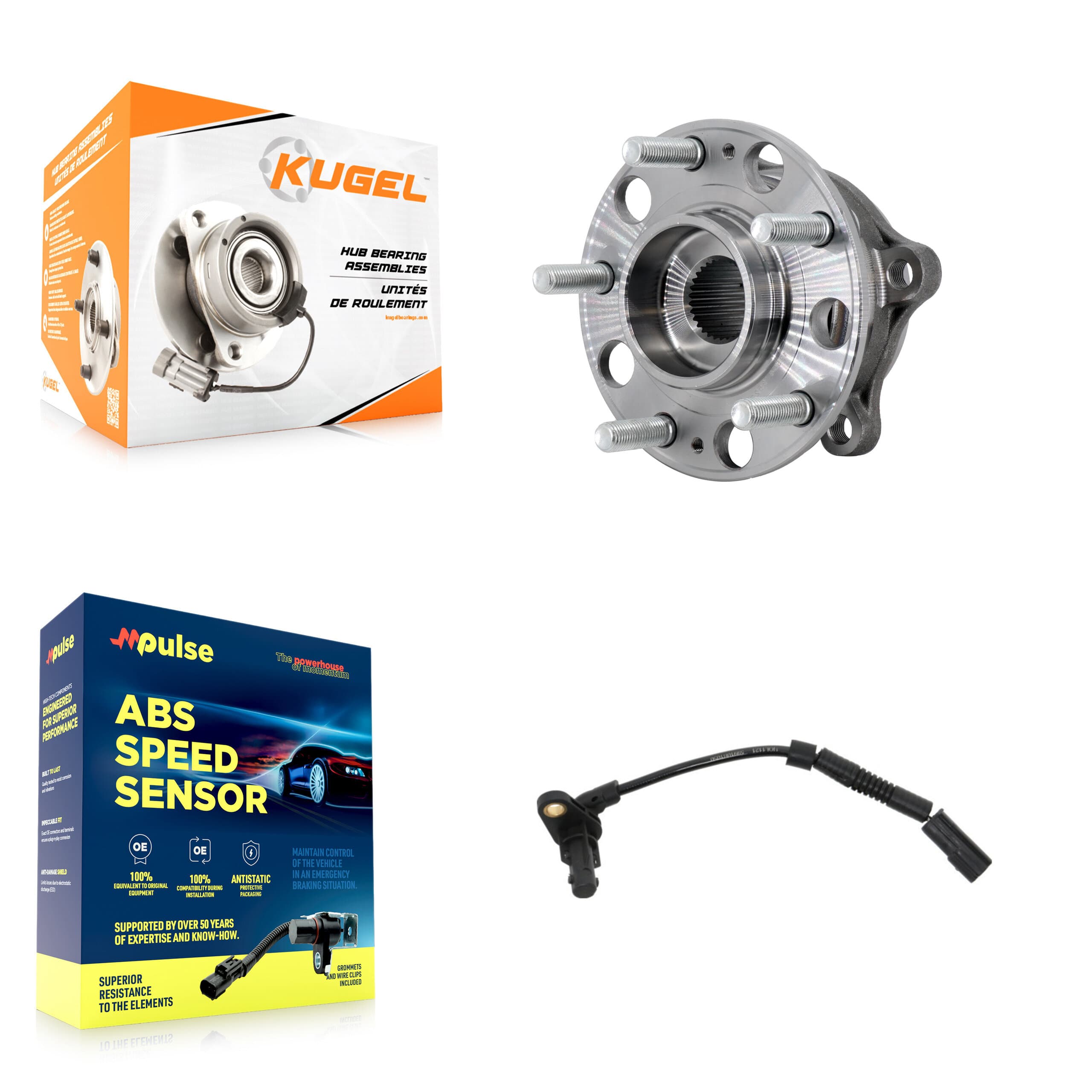 Kugel - K7S-103407 - Rear Wheel Bearing and Hub Assembly Kits image 1