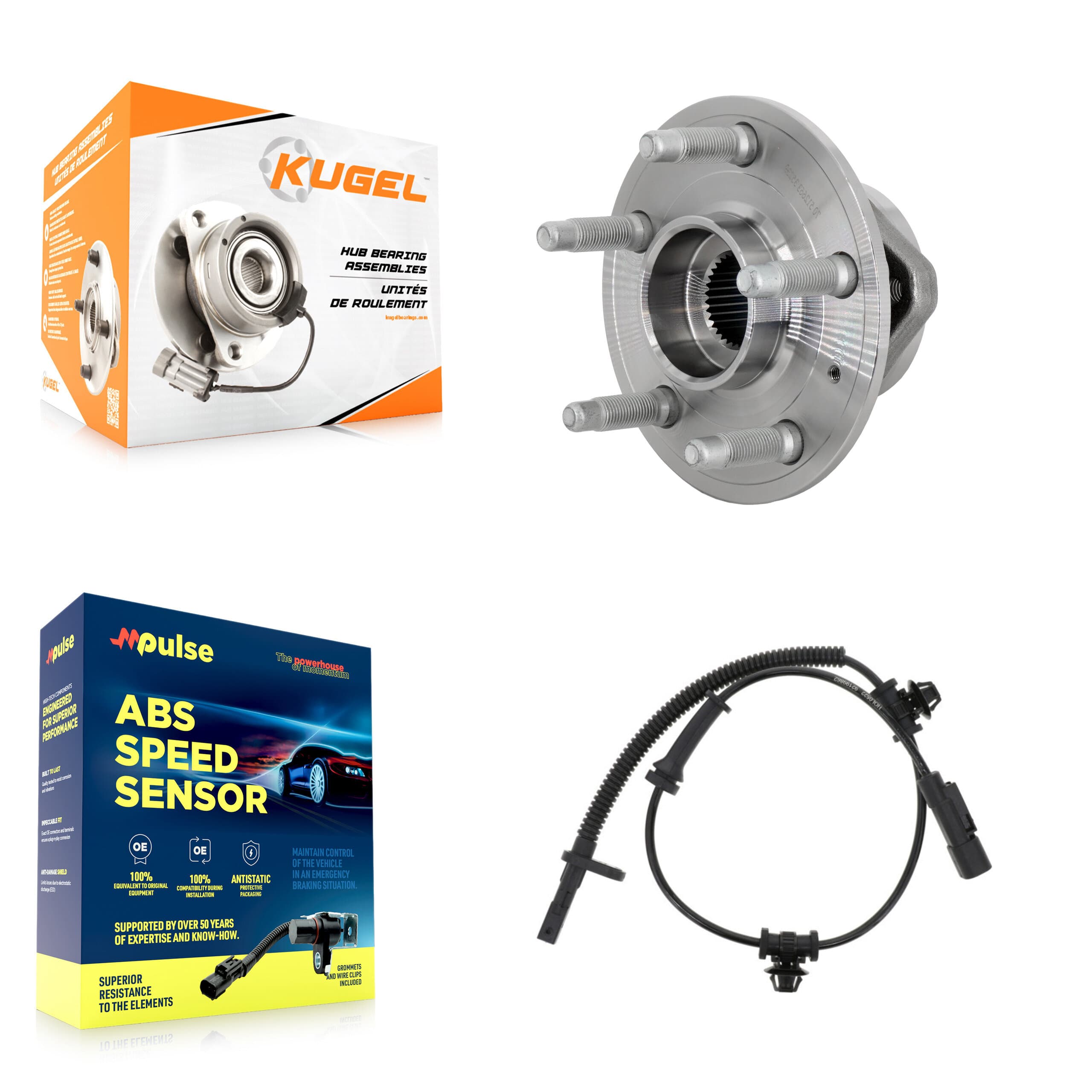 Kugel - K7S-103432 - Rear Wheel Bearing and Hub Assembly Kits image 1