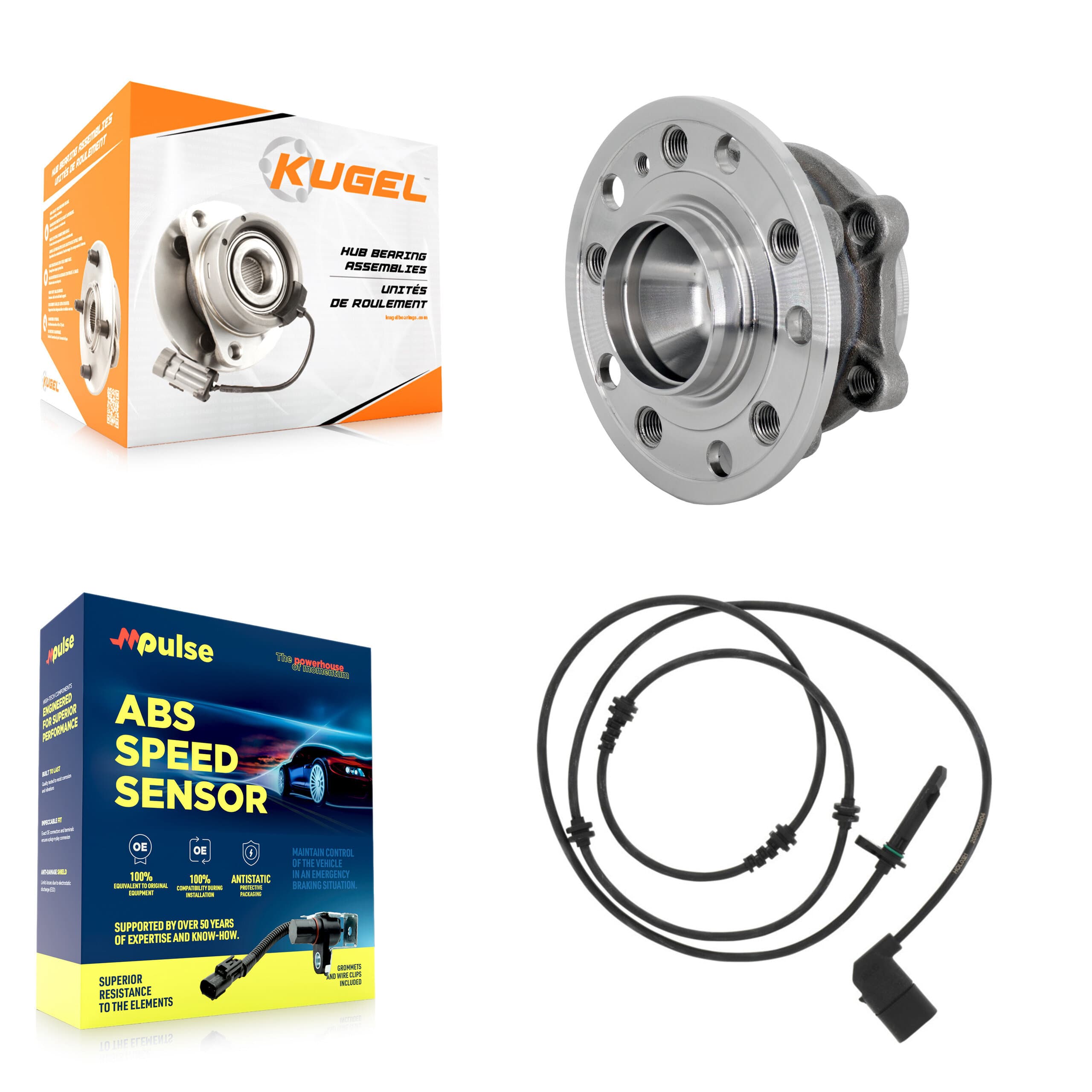 Kugel - K7S-103448 - Front Wheel Bearing and Hub Assembly Kits image 1