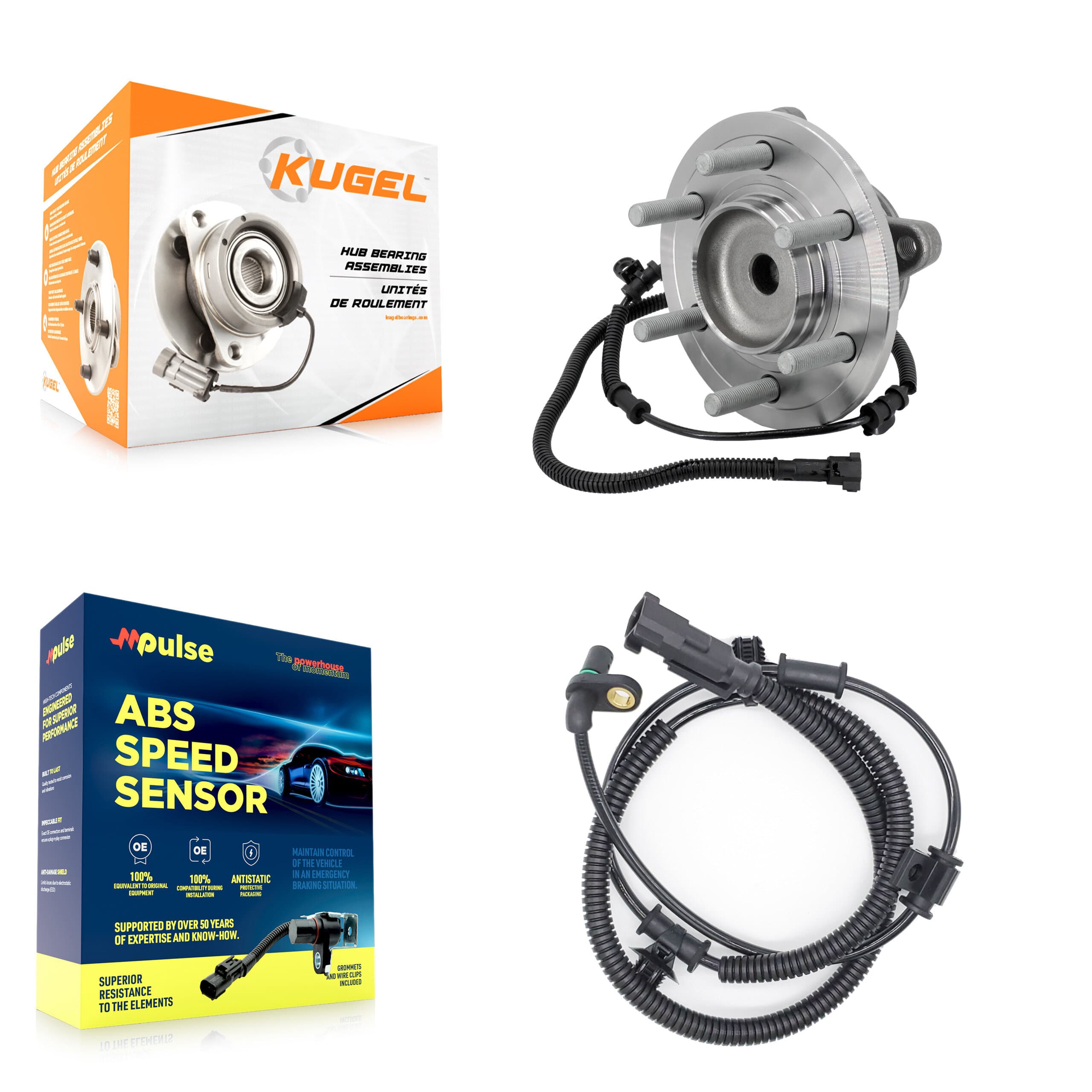 Kugel - K7S-103464 - Front Wheel Bearing and Hub Assembly Kits image 1