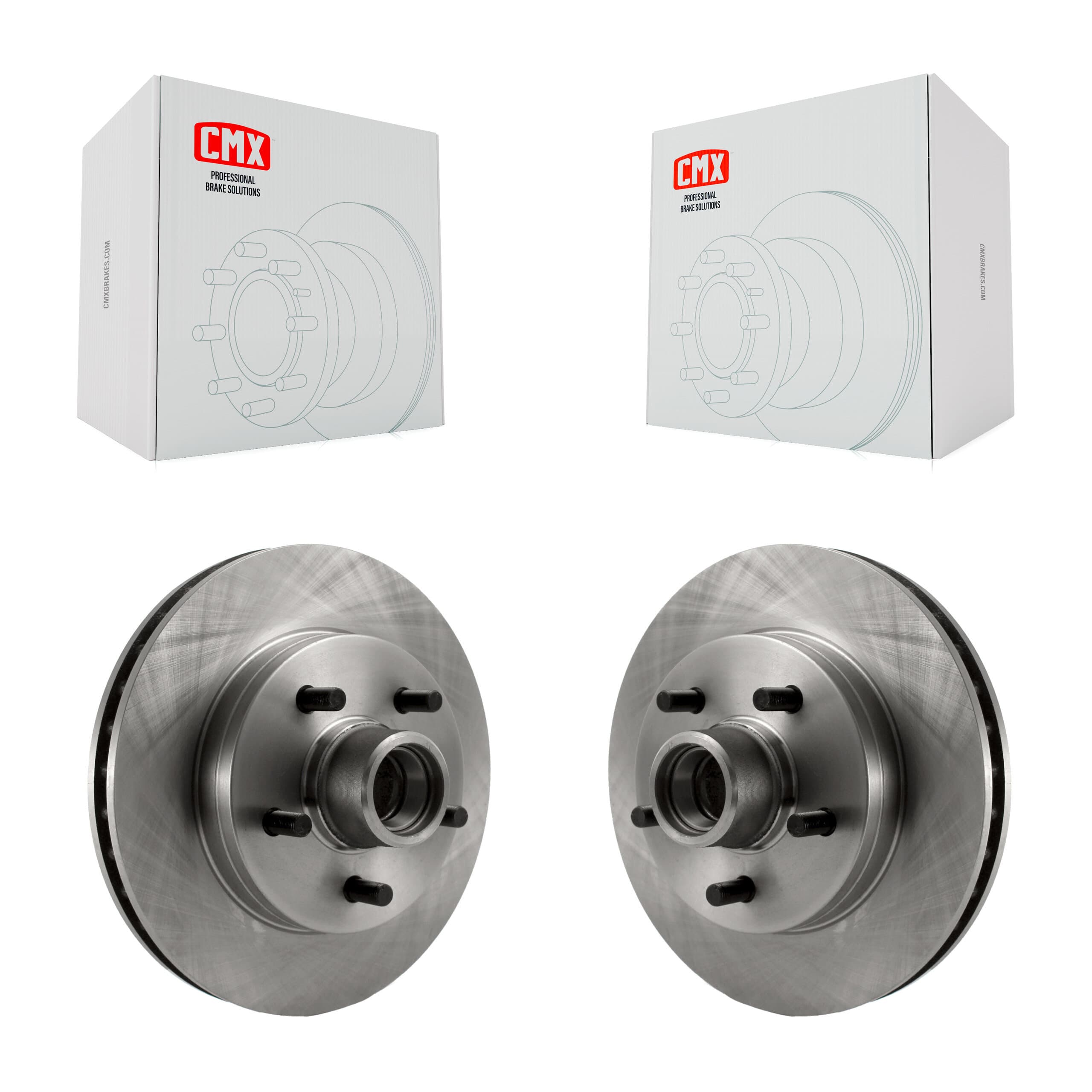 CMX - K8-100006 - Front Disc Brake Rotor and Hub Assembly Kits image 1