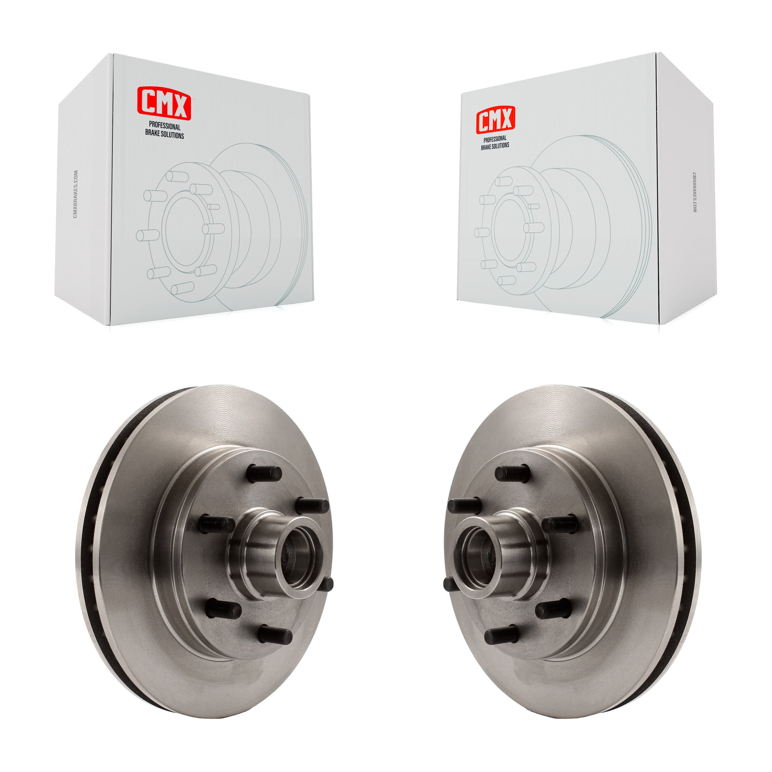 CMX - K8-100008 - Front Disc Brake Rotor and Hub Assembly Kits image 1