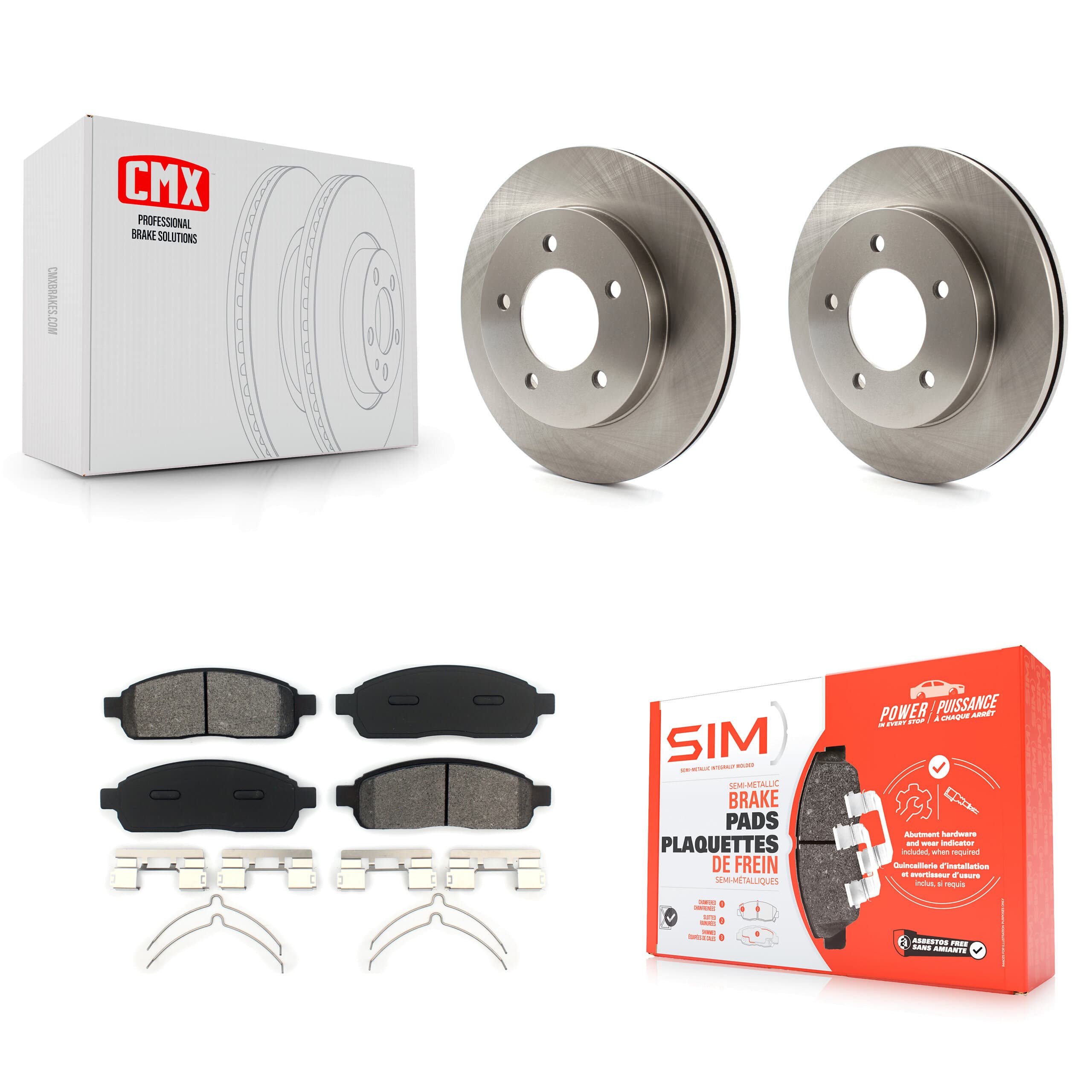 Transit Auto - K8S-100107 - Front Disc Brake Kits image 1