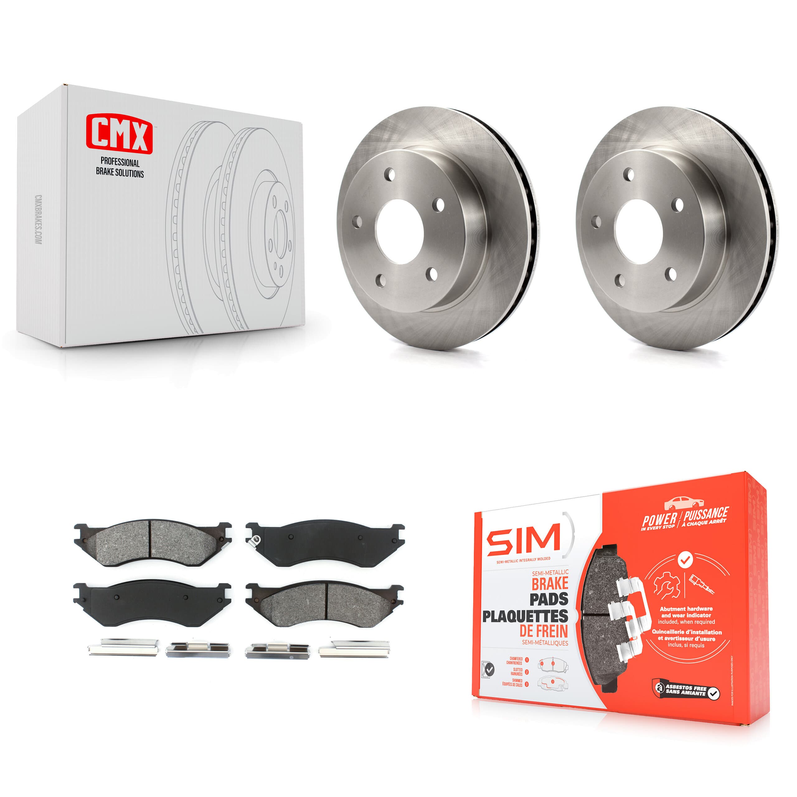 Transit Auto - K8S-100201 - Front Disc Brake Kits image 1