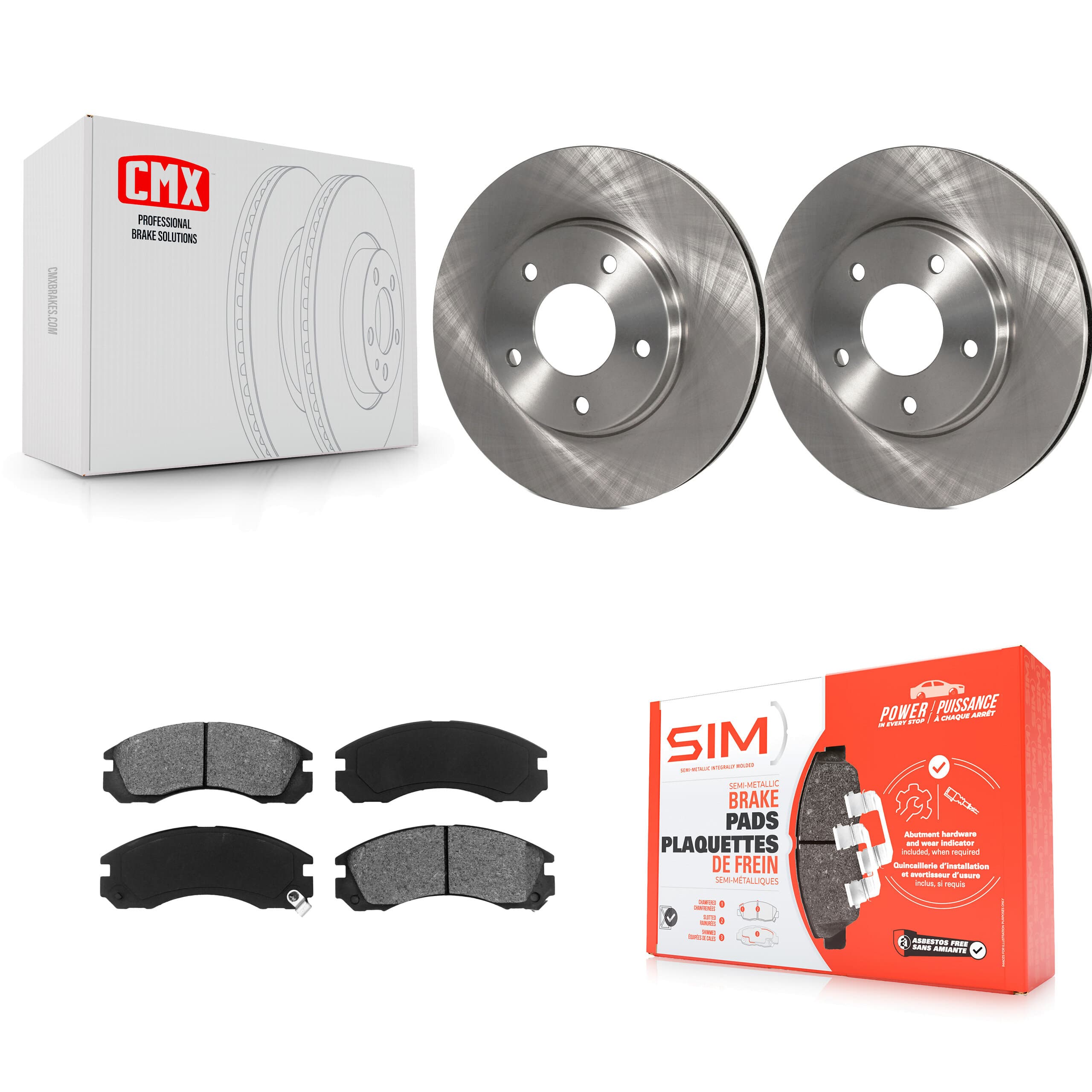 Transit Auto - K8S-100204 - Front Disc Brake Kits image 1