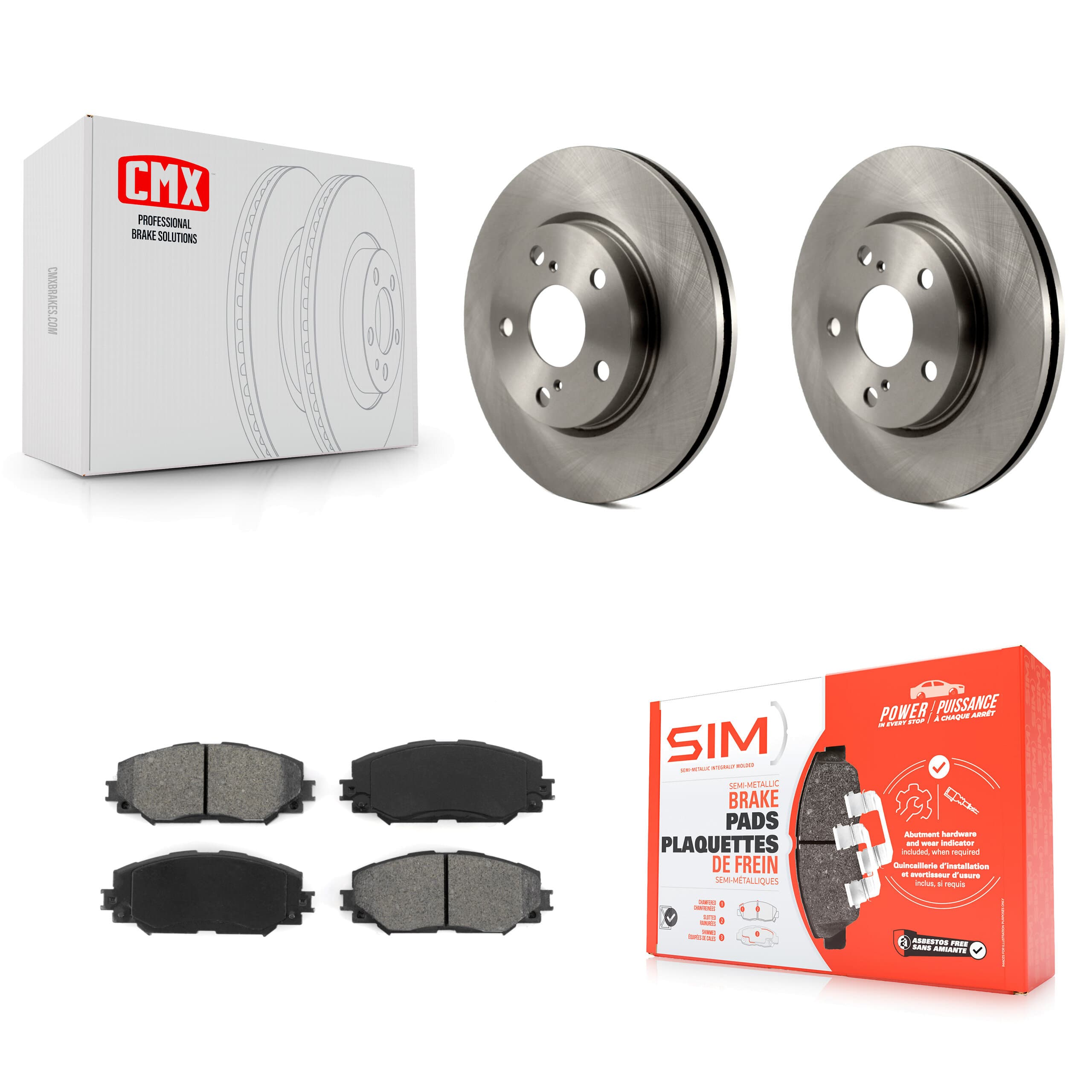 Transit Auto - K8S-100502 - Front Disc Brake Kits image 1