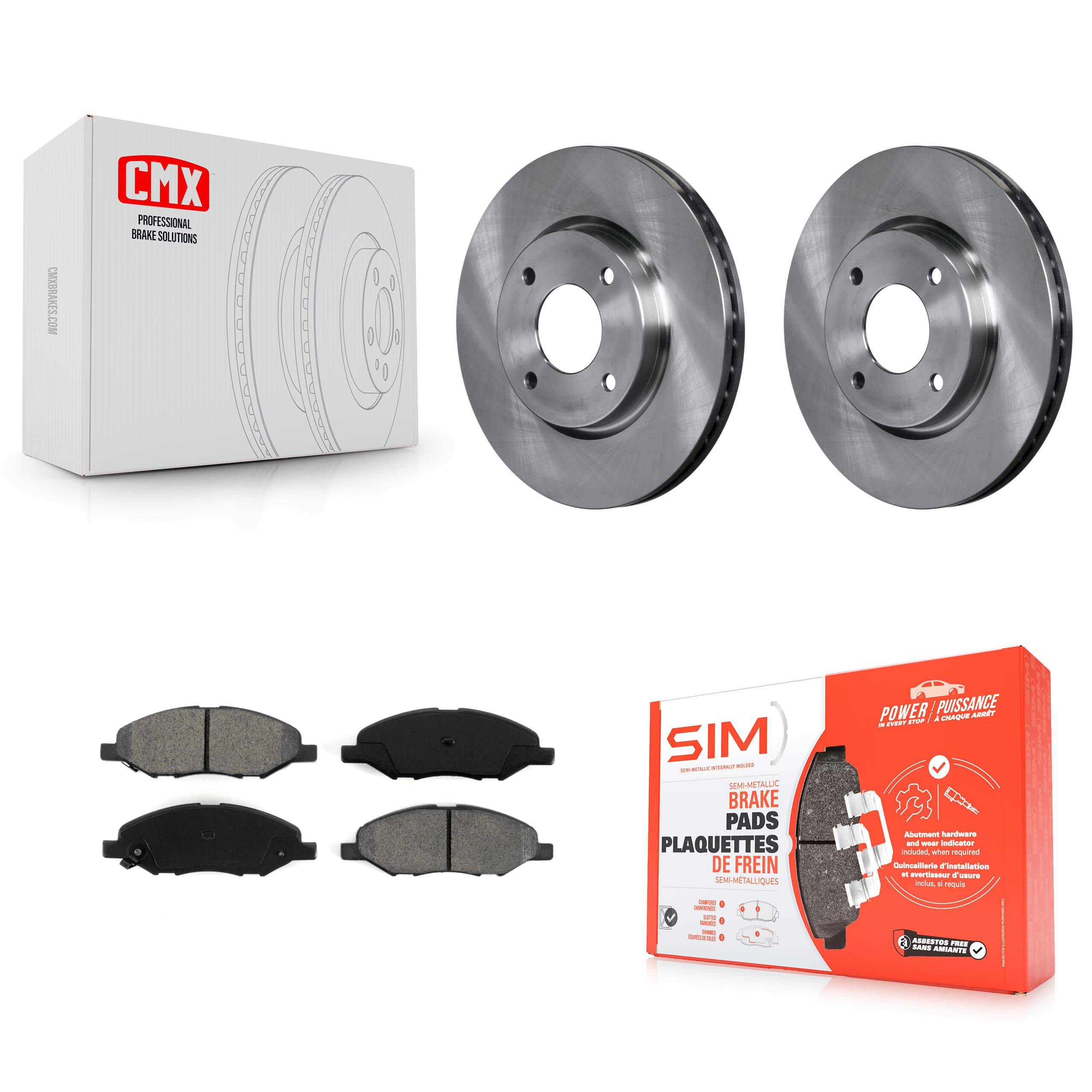 Transit Auto - K8S-100525 - Front Disc Brake Kits image 1