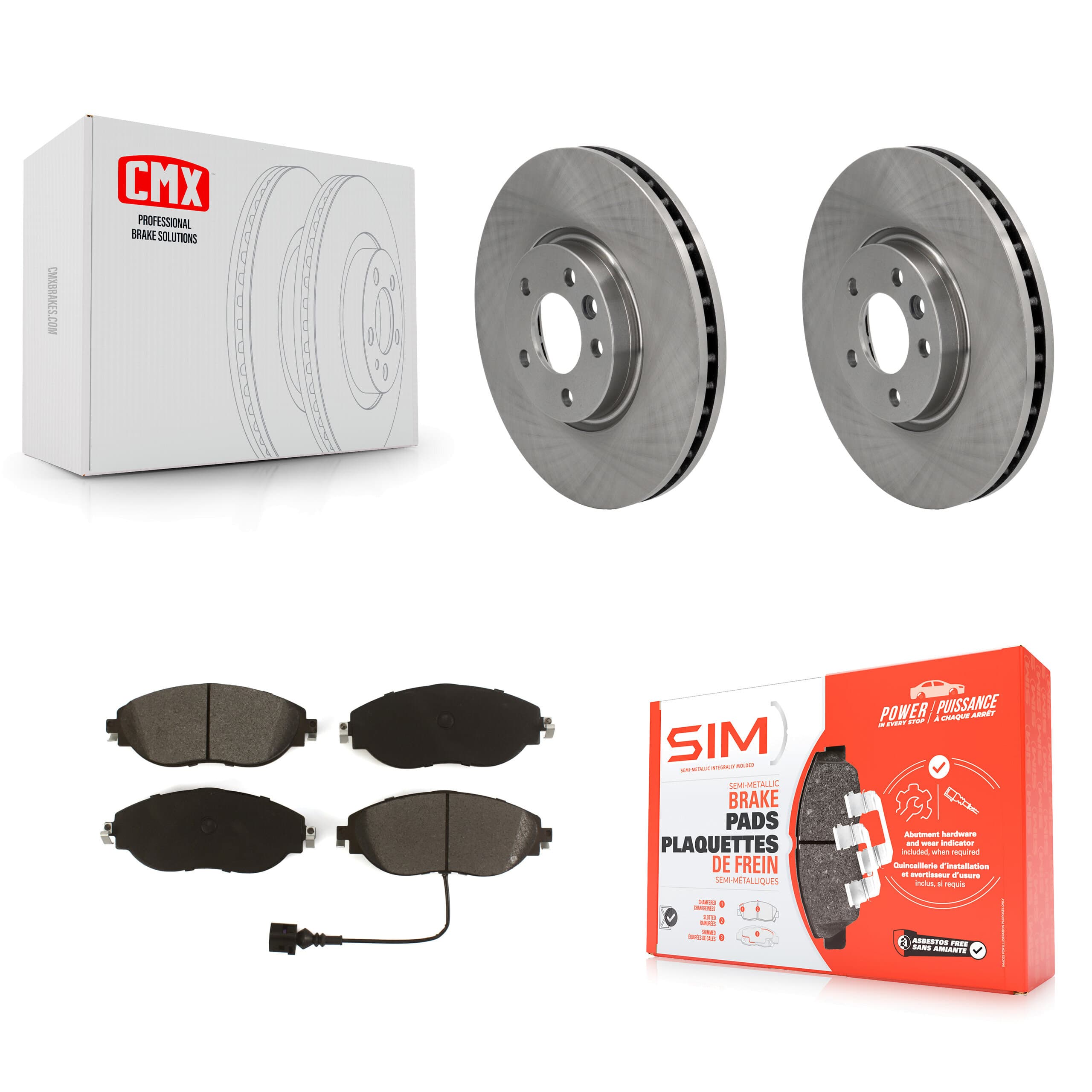 Transit Auto - K8S-102880 - Front Disc Brake Kits image 1