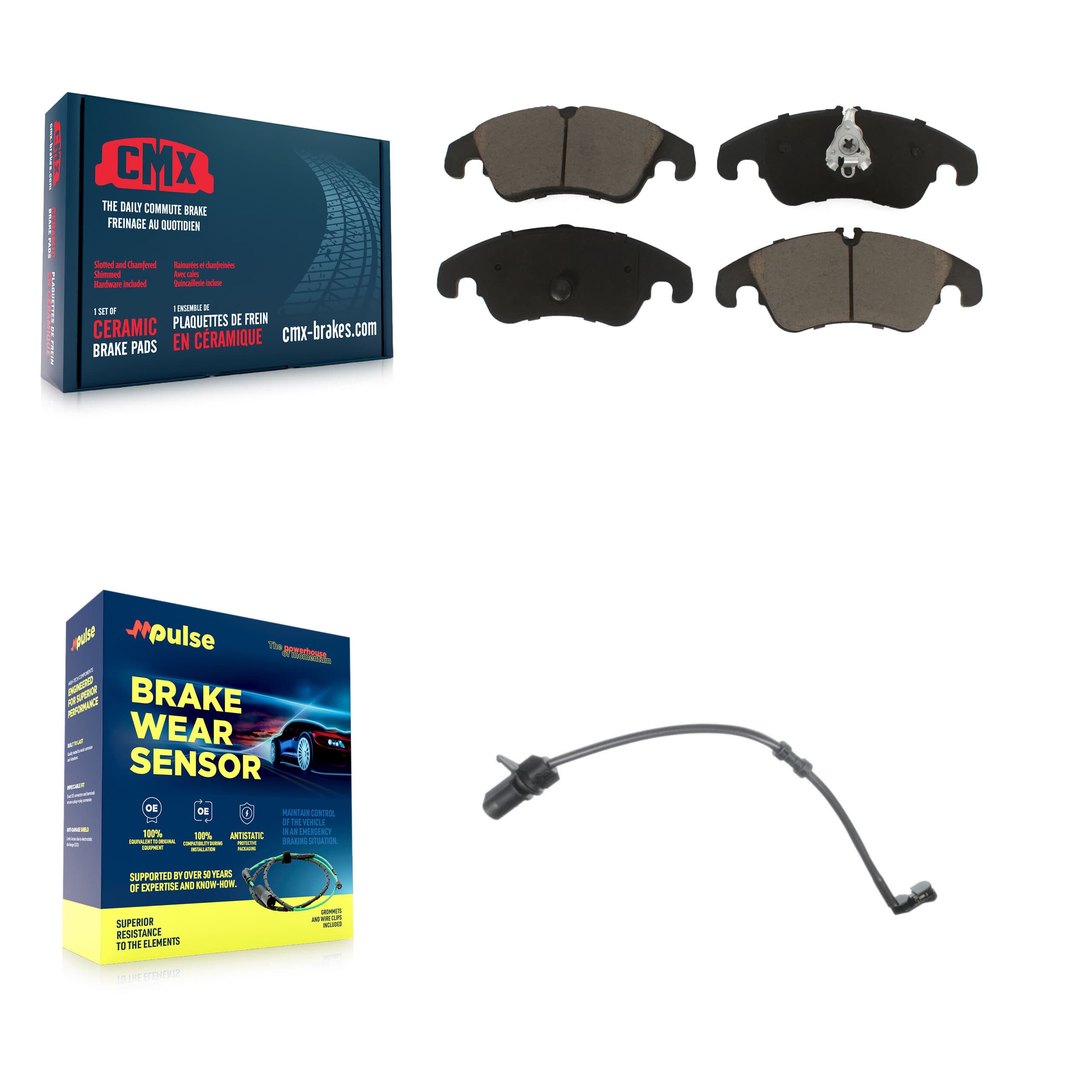 CMX - KCW-100452 - Front Disc Brake Pad Kits image 1