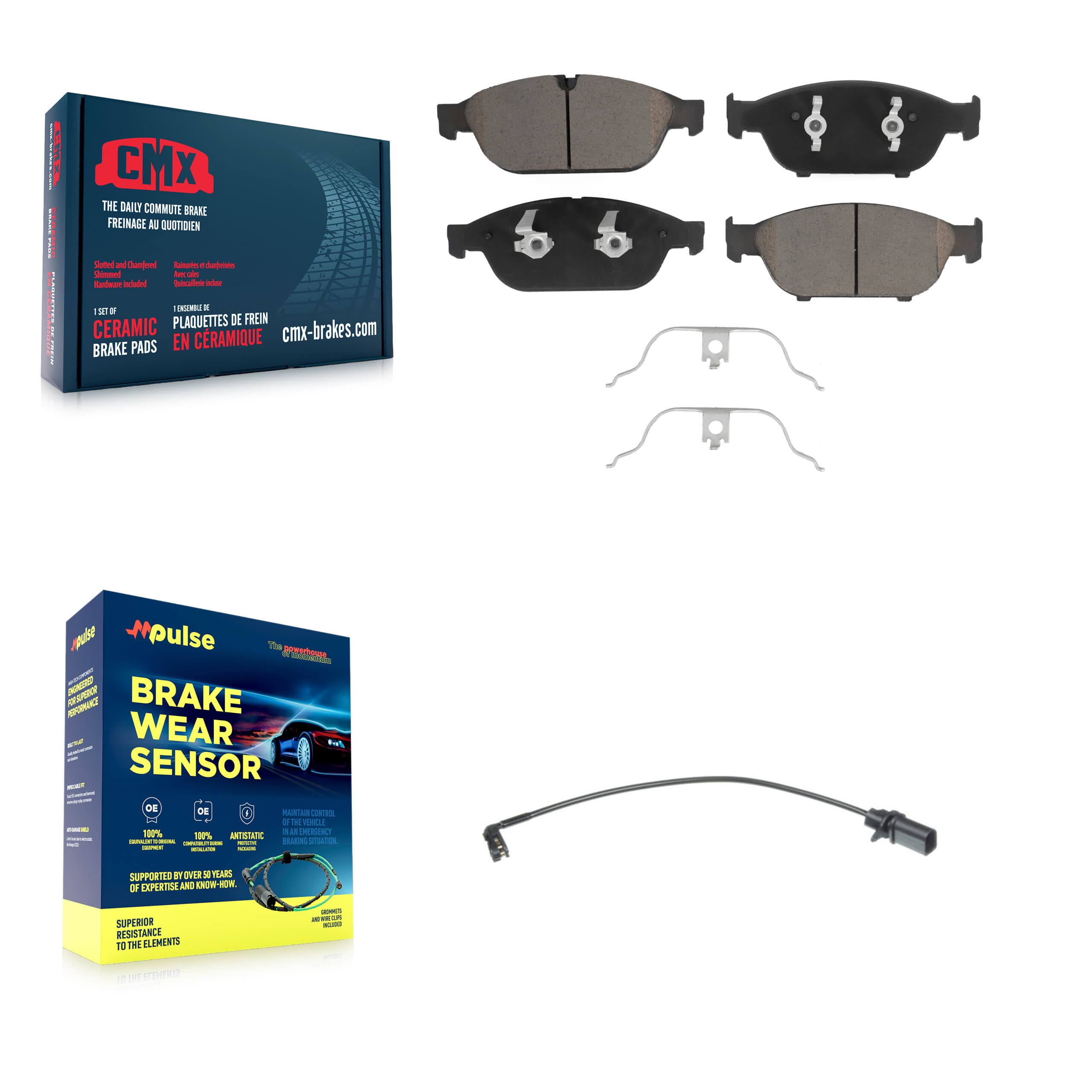 CMX - KCW-100455 - Front Disc Brake Pad Kits image 1