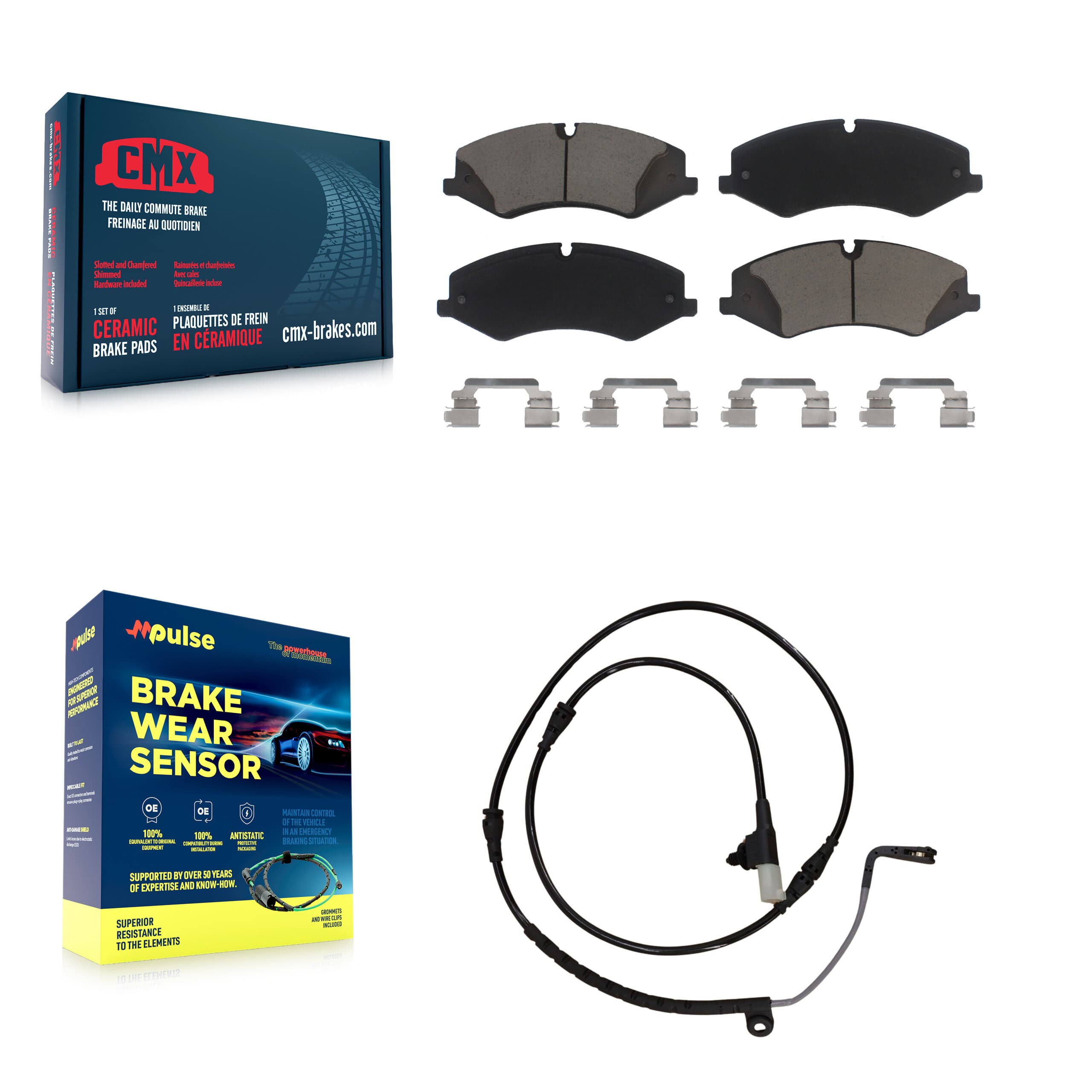 CMX - KCW-100495 - Front Disc Brake Pad Kits image 1