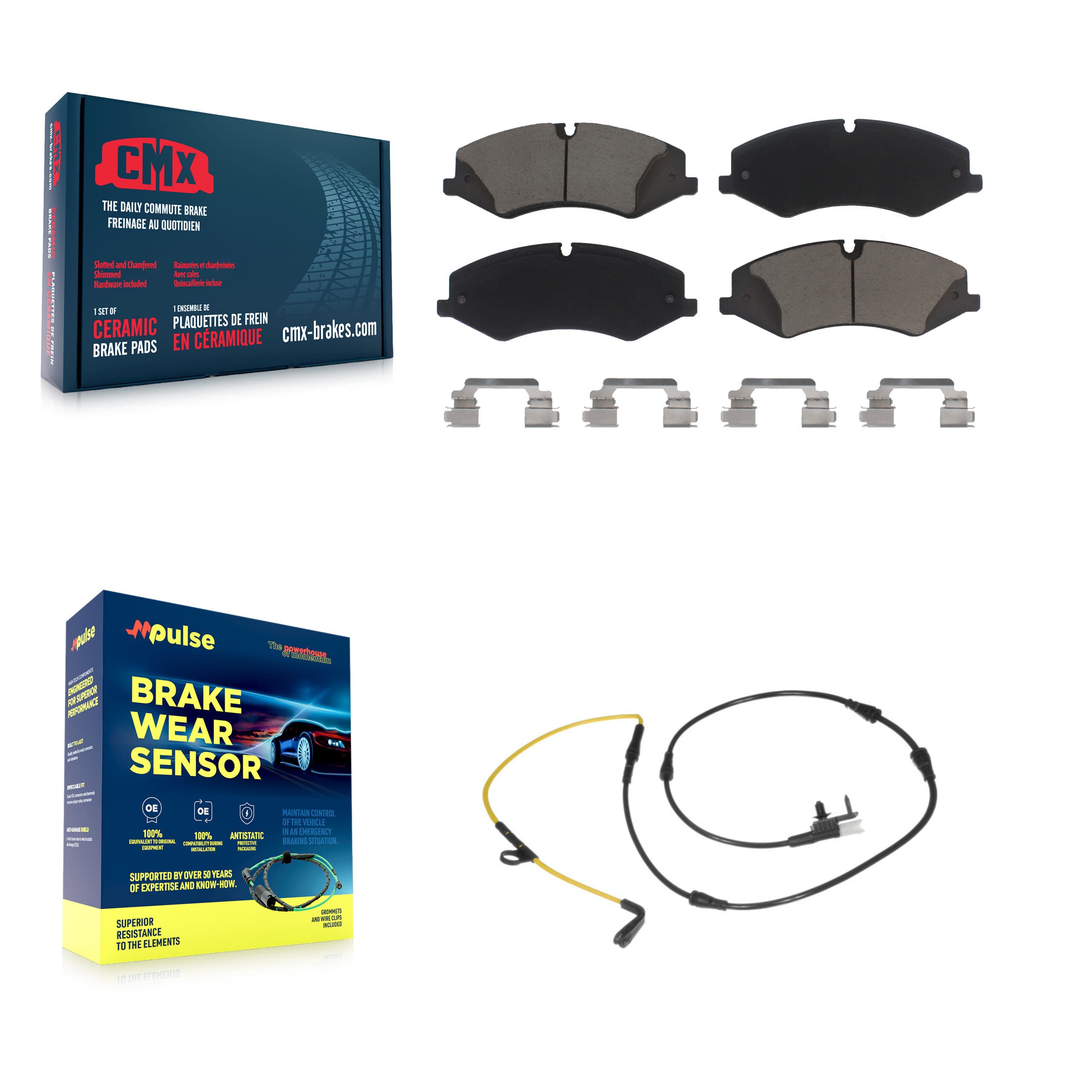 CMX - KCW-100498 - Front Disc Brake Pad Kits image 1
