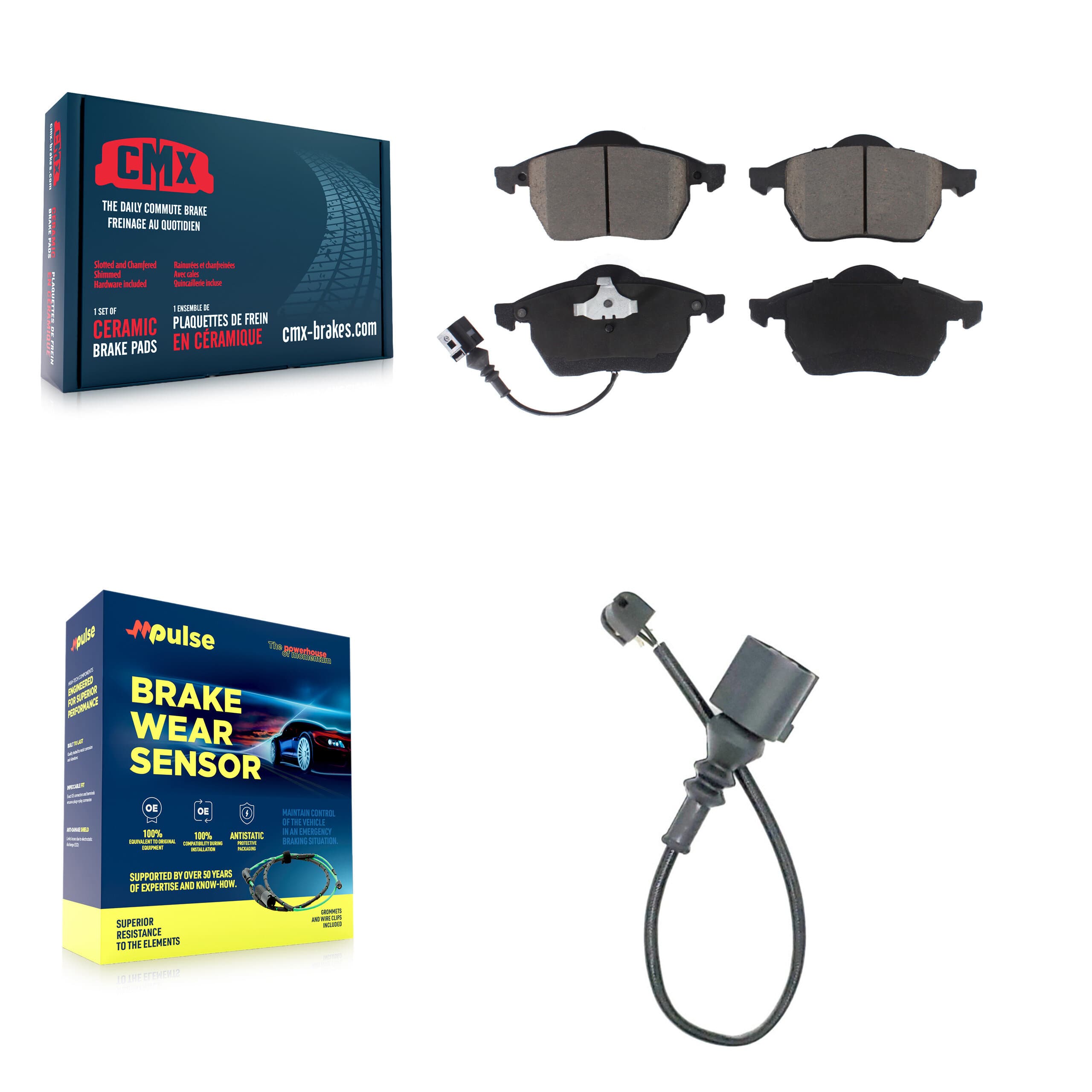 CMX - KCW-100512 - Front Disc Brake Pad Kits image 1