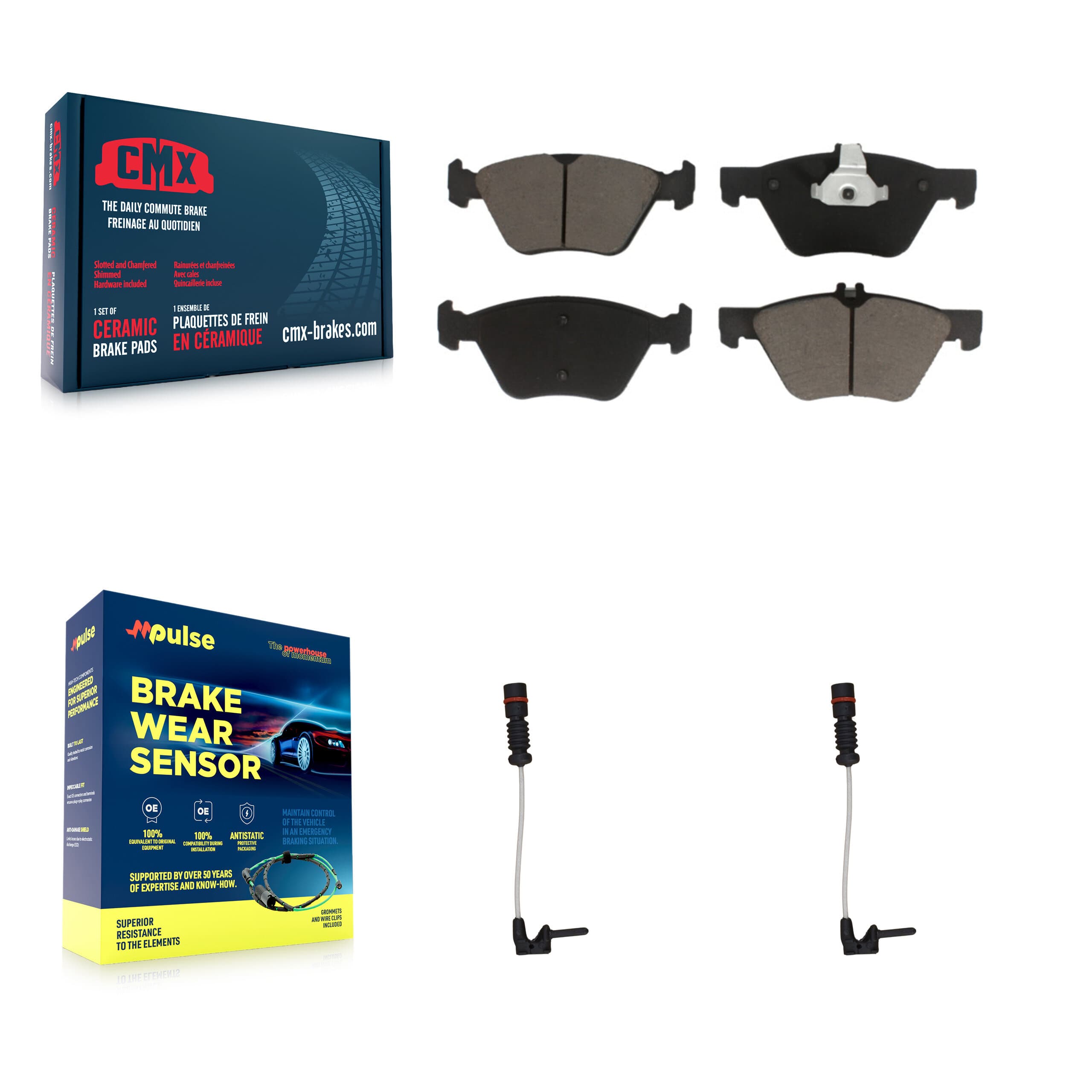 CMX - KCW-100642 - Front Disc Brake Pad Kits image 1