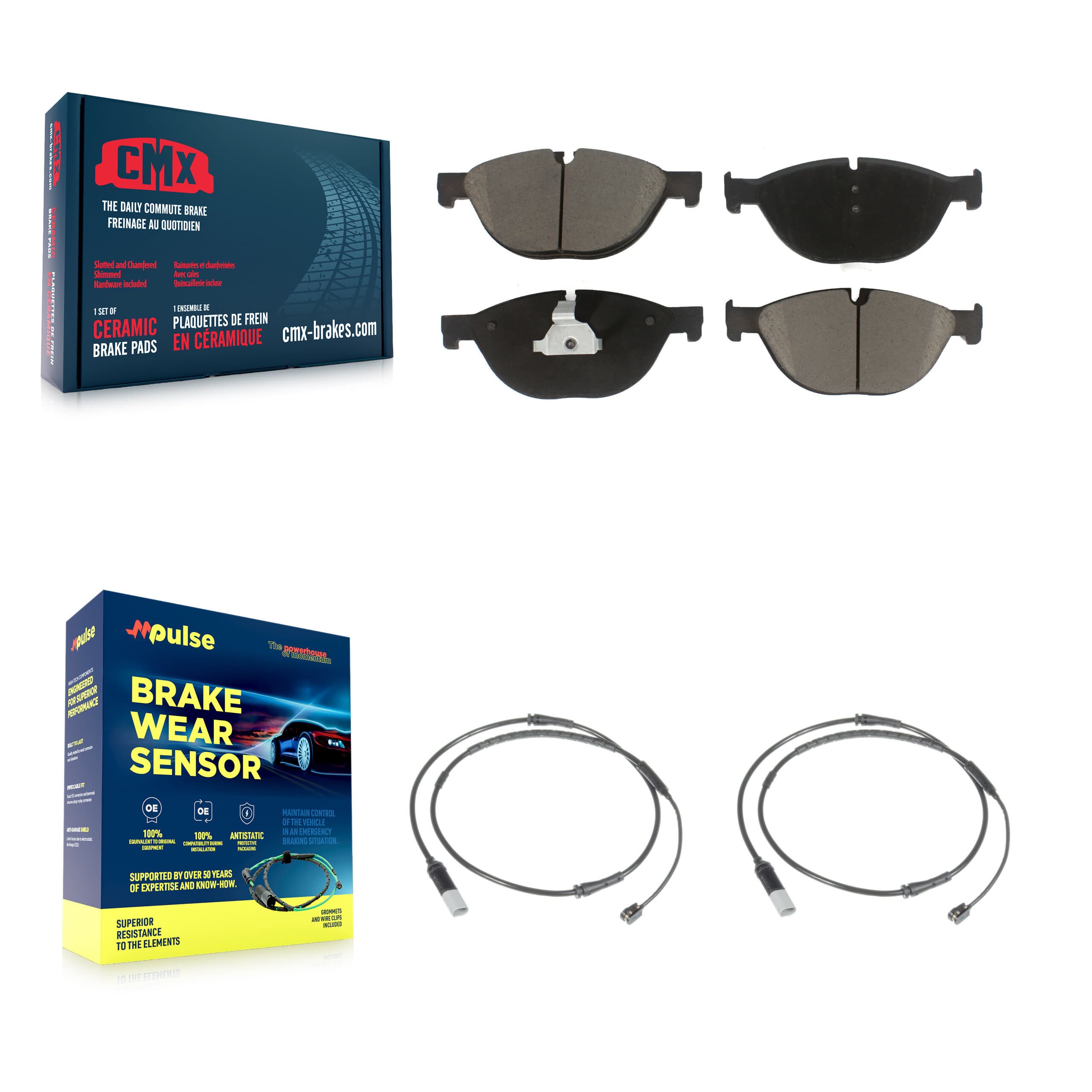 CMX - KCW-100666 - Front Disc Brake Pad Kits image 1