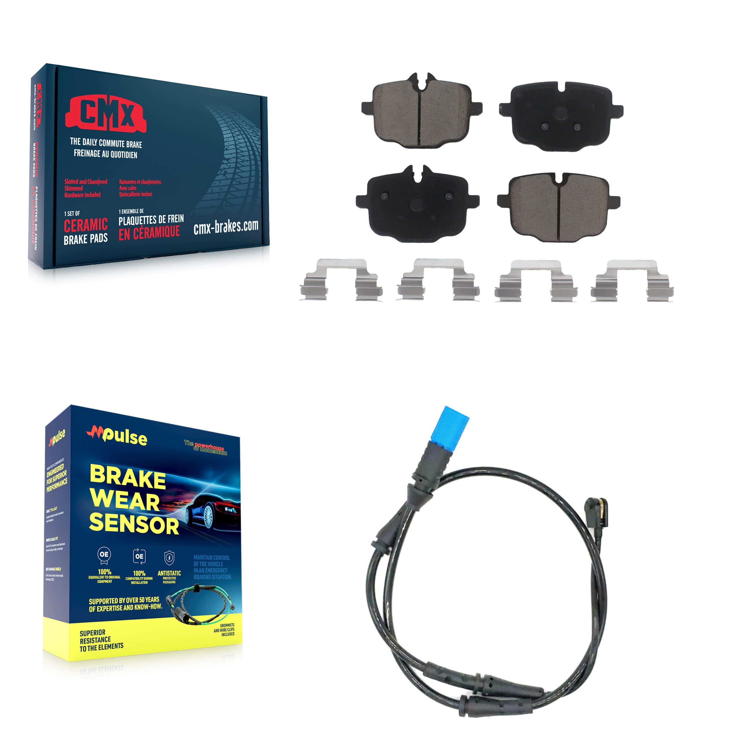 CMX - KCW-100803 - Rear Disc Brake Pad Kits image 1