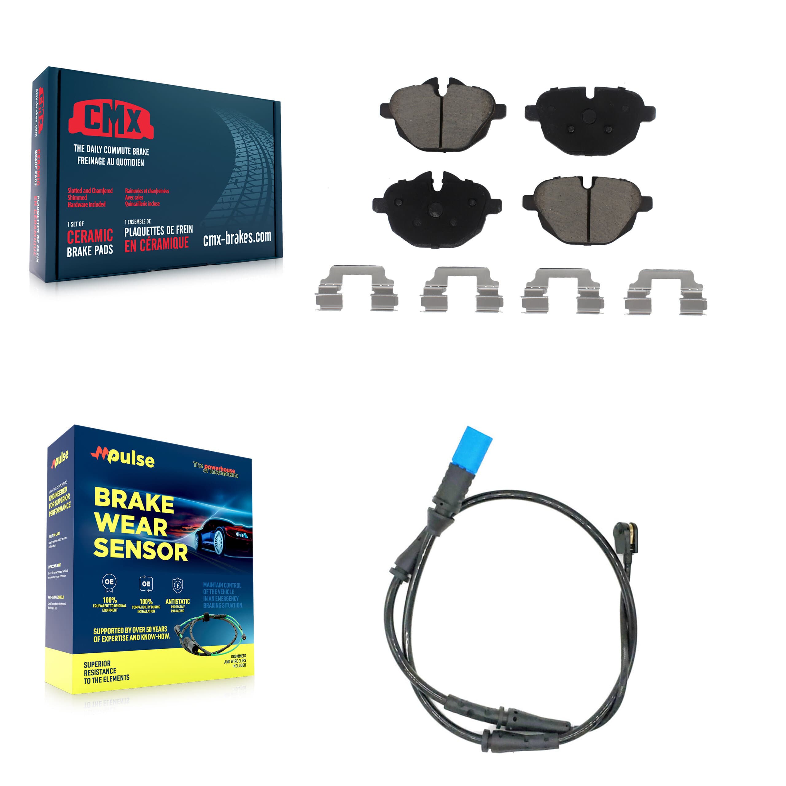 CMX - KCW-100804 - Rear Disc Brake Pad Kits image 1