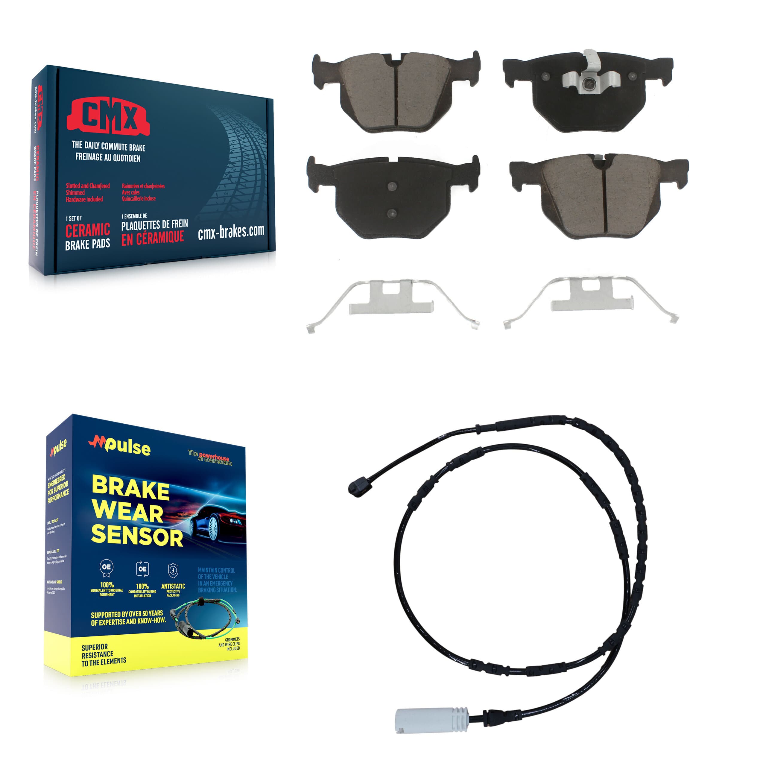 CMX - KCW-100808 - Rear Disc Brake Pad Kits image 1