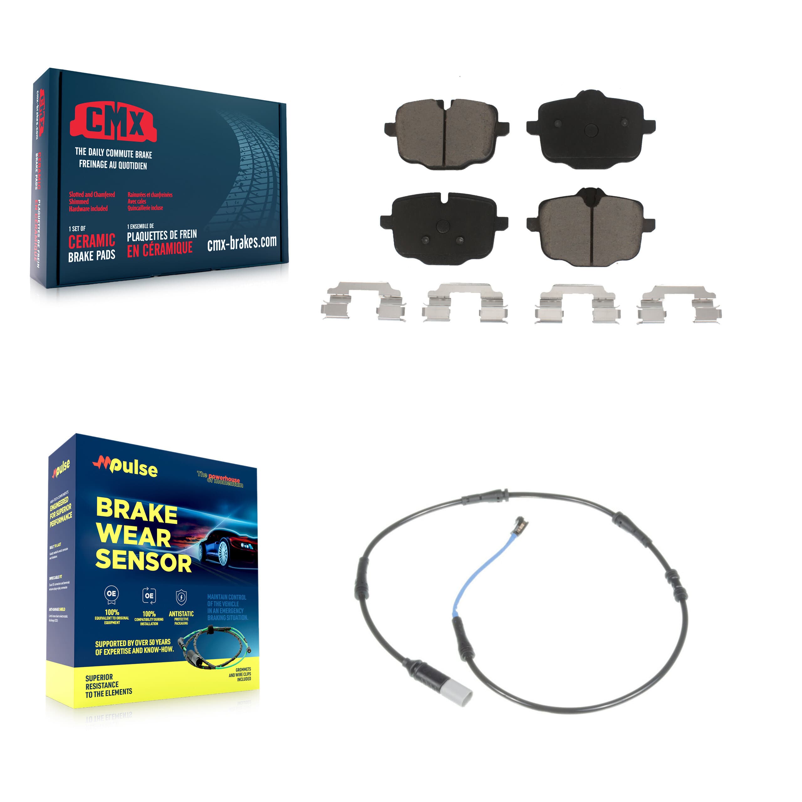 CMX - KCW-100828 - Rear Disc Brake Pad Kits image 1