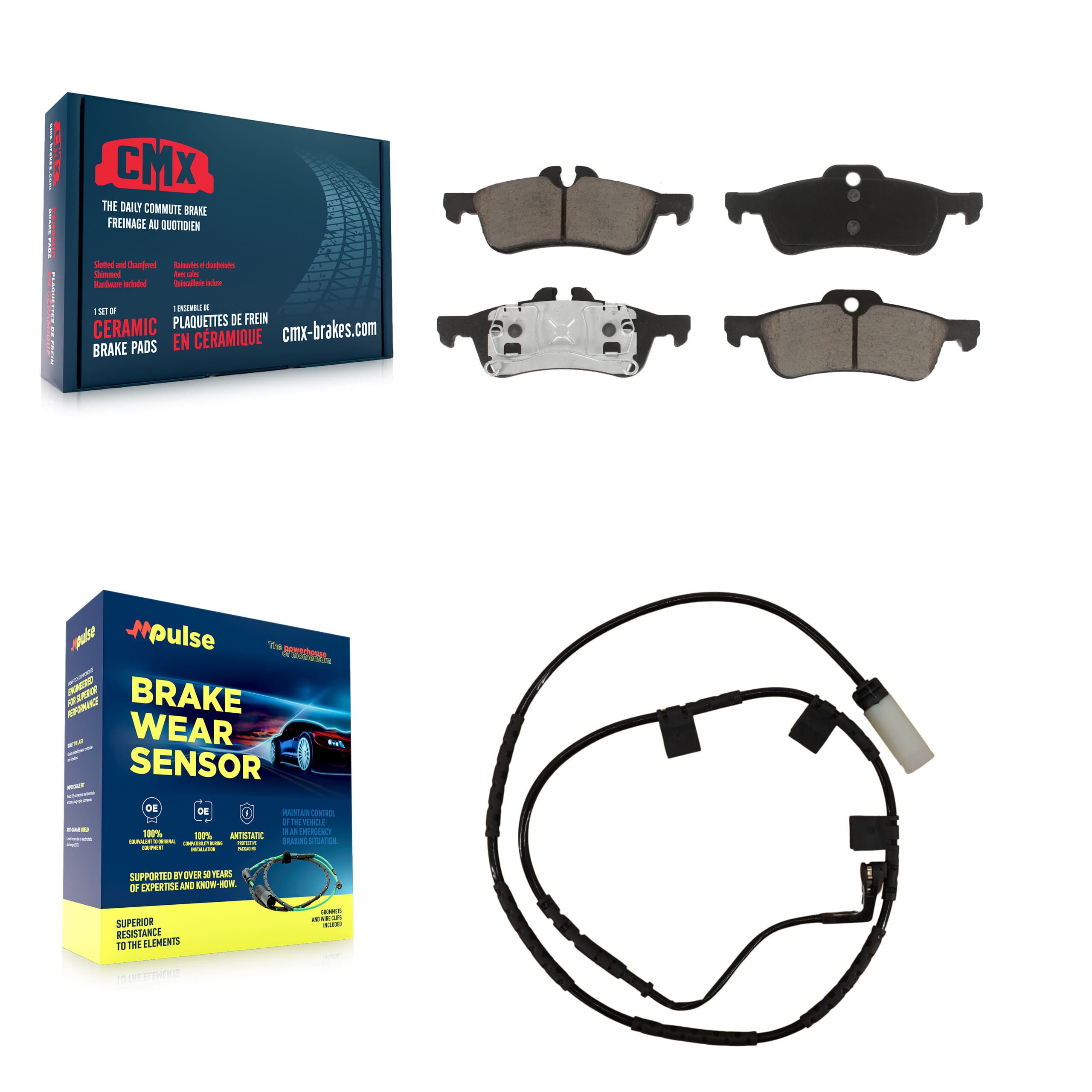 CMX - KCW-100834 - Rear Disc Brake Pad Kits image 1