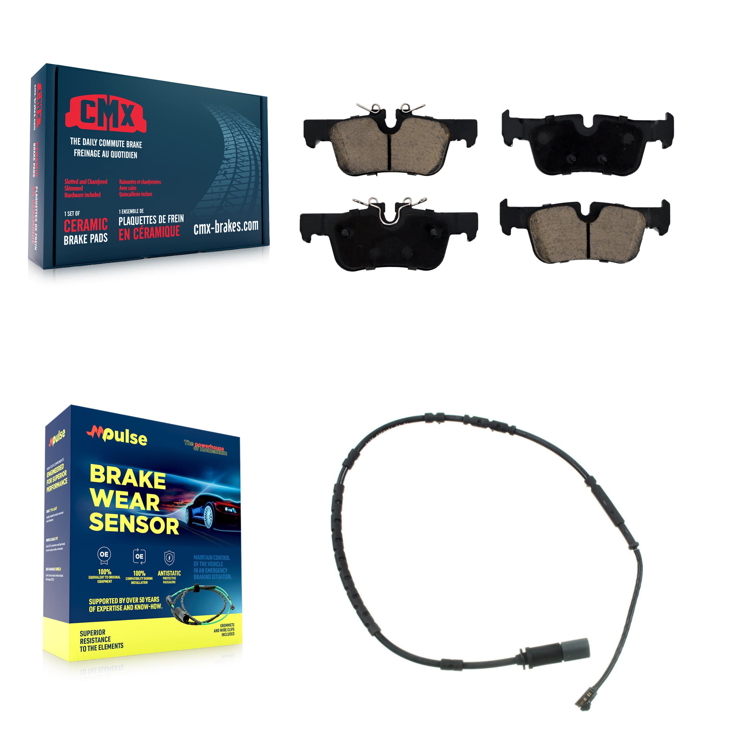 CMX - KCW-100842 - Rear Disc Brake Pad Kits image 1