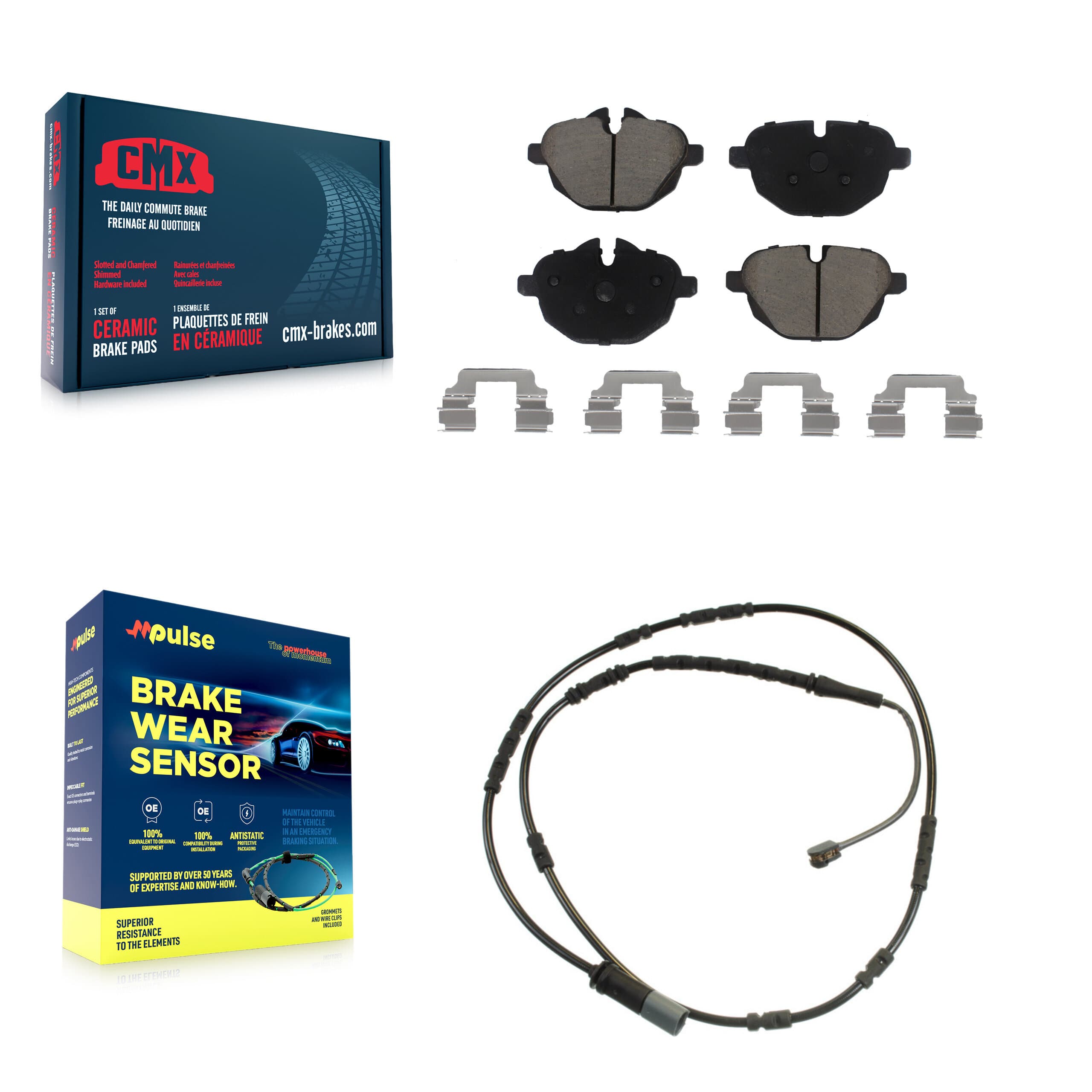 CMX - KCW-100853 - Rear Disc Brake Pad Kits image 1