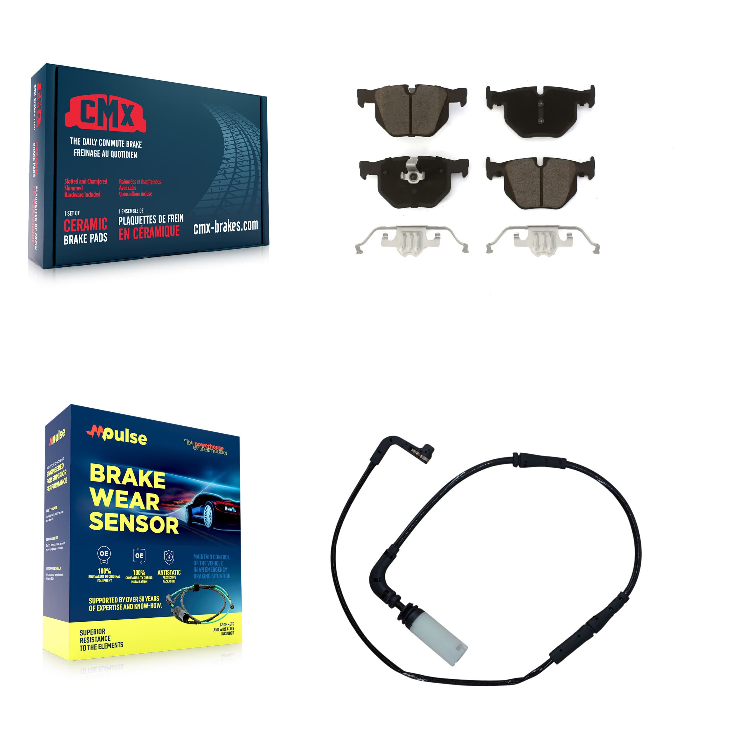 CMX - KCW-100878 - Rear Disc Brake Pad Kits image 1