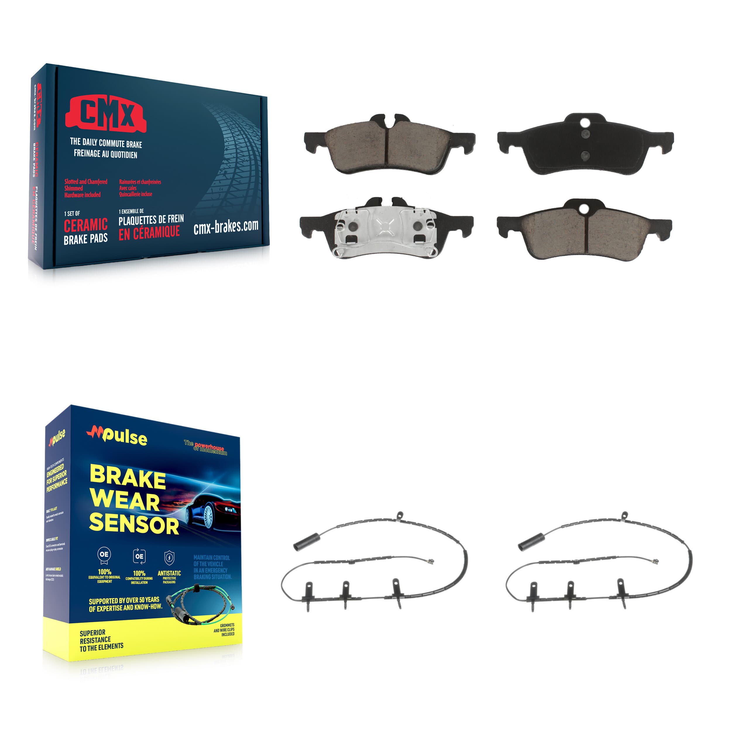 CMX - KCW-100894 - Rear Disc Brake Pad Kits image 1
