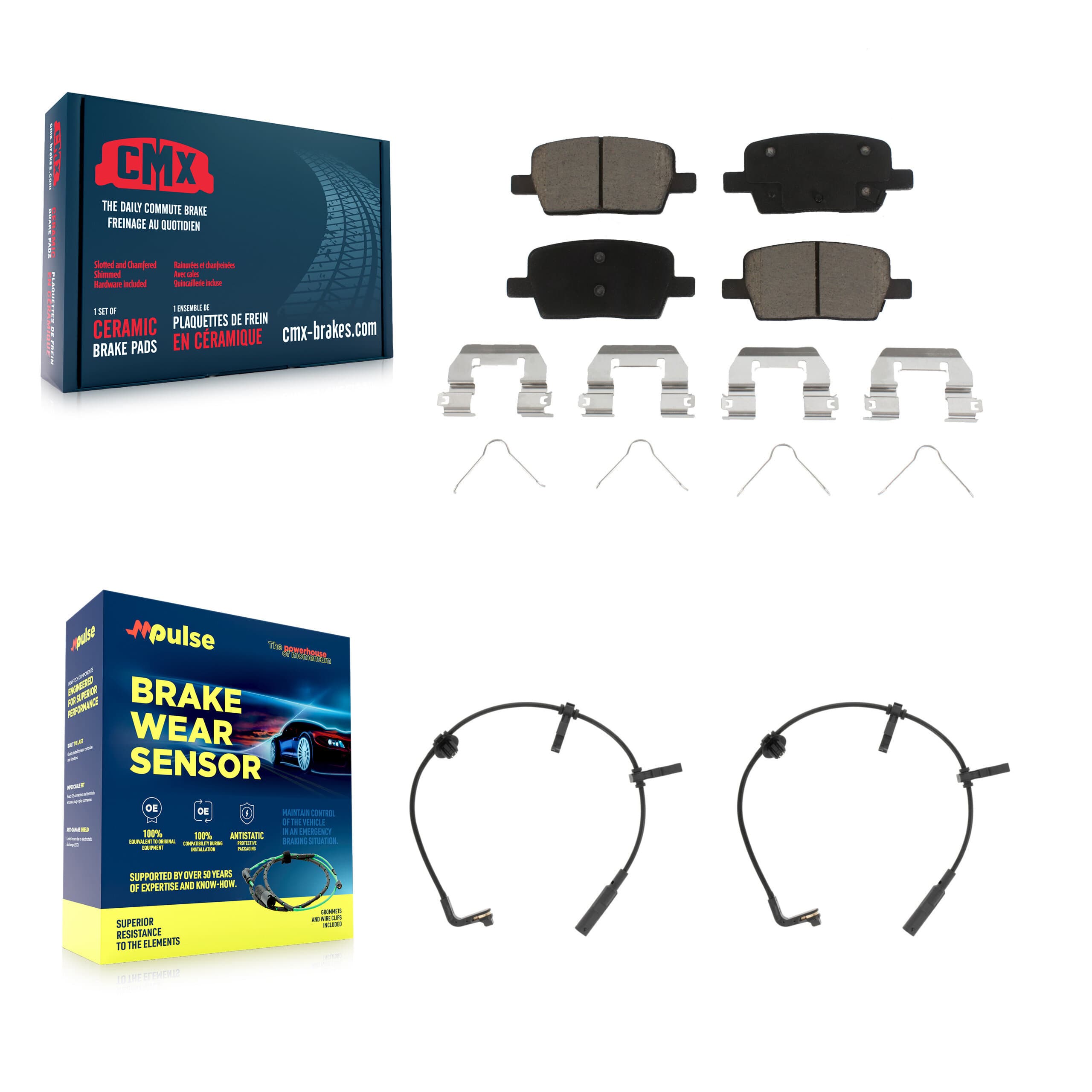 CMX - KCW-100950 - Rear Disc Brake Pad Kits image 1