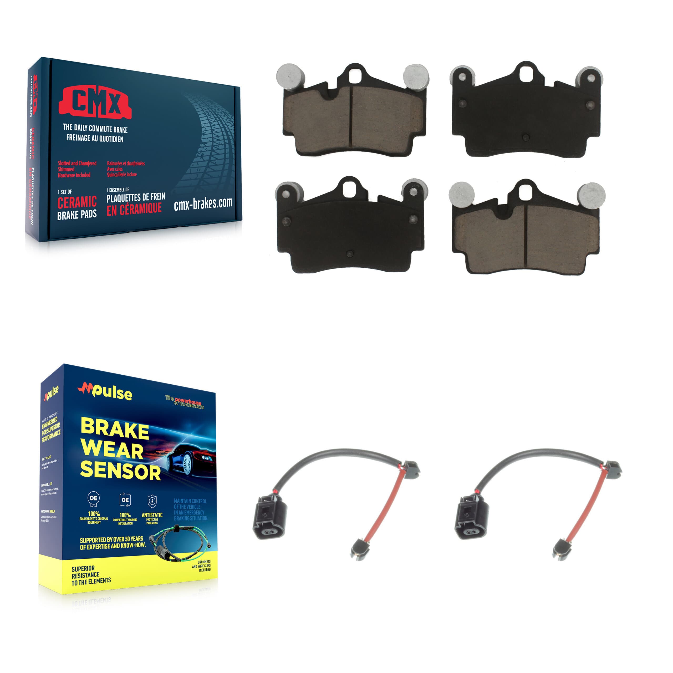 CMX - KCW-100982 - Rear Disc Brake Pad Kits image 1