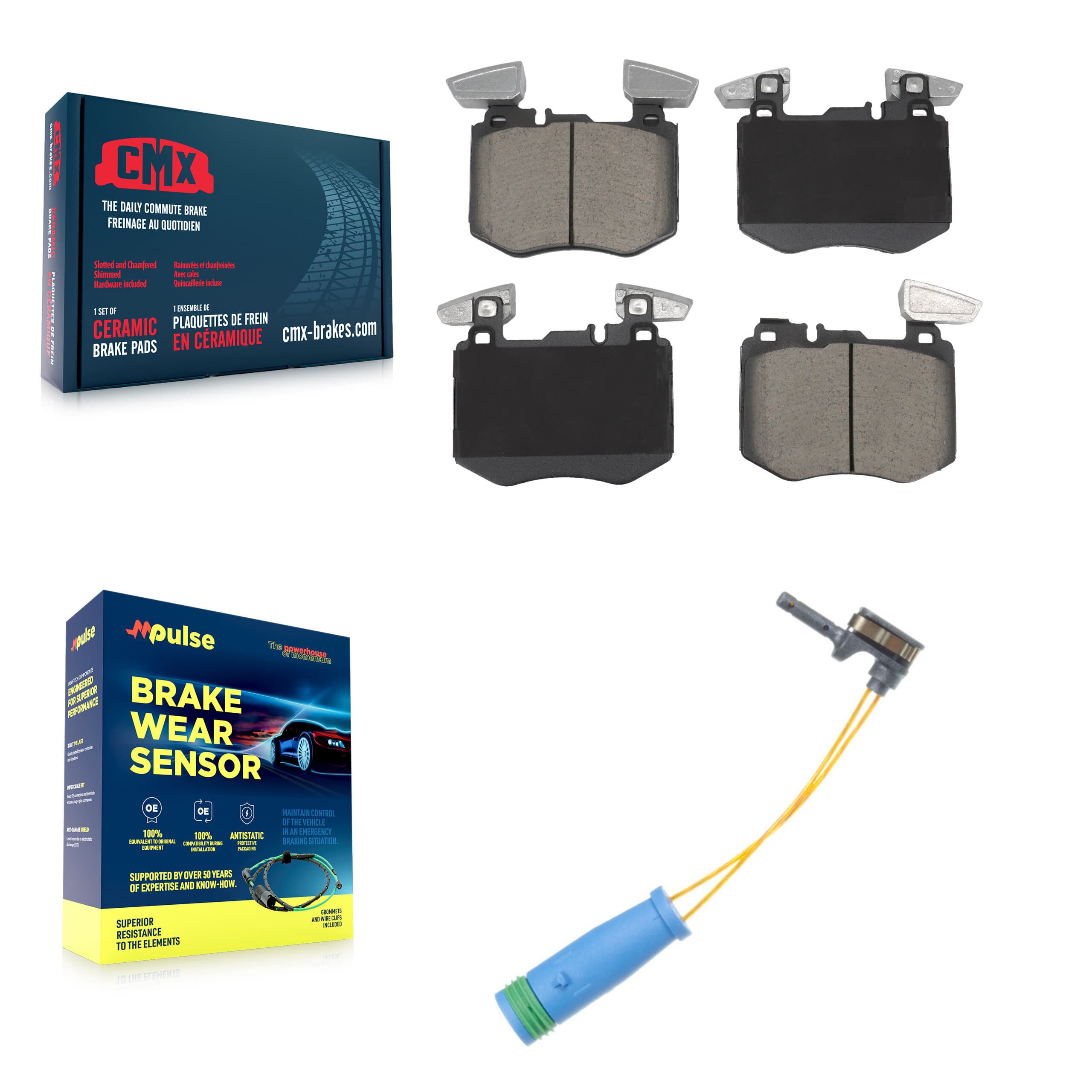 CMX - KCW-101223 - Front Disc Brake Pad Kits image 1