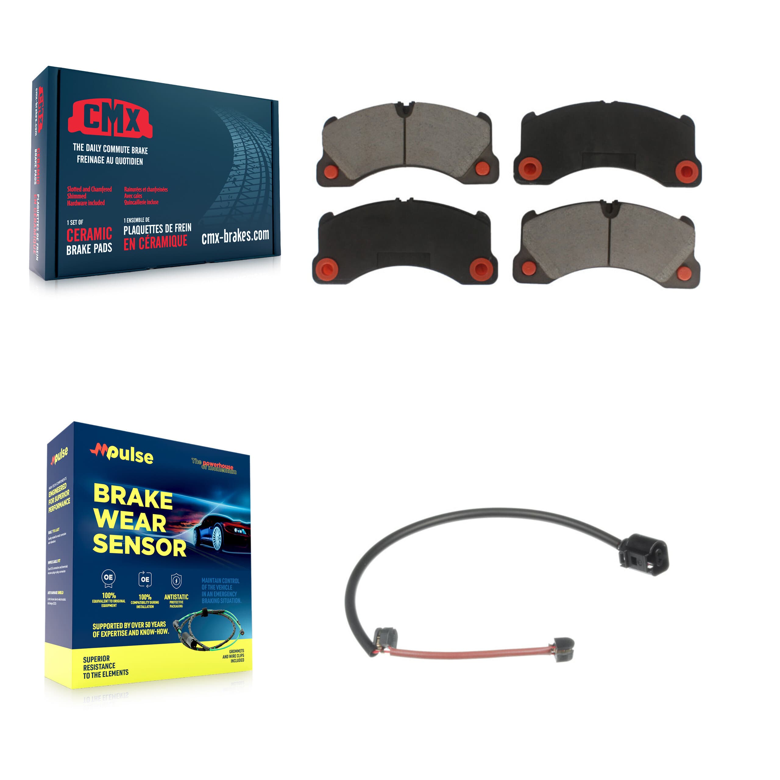 CMX - KCW-101377 - Front Disc Brake Pad Kits image 1