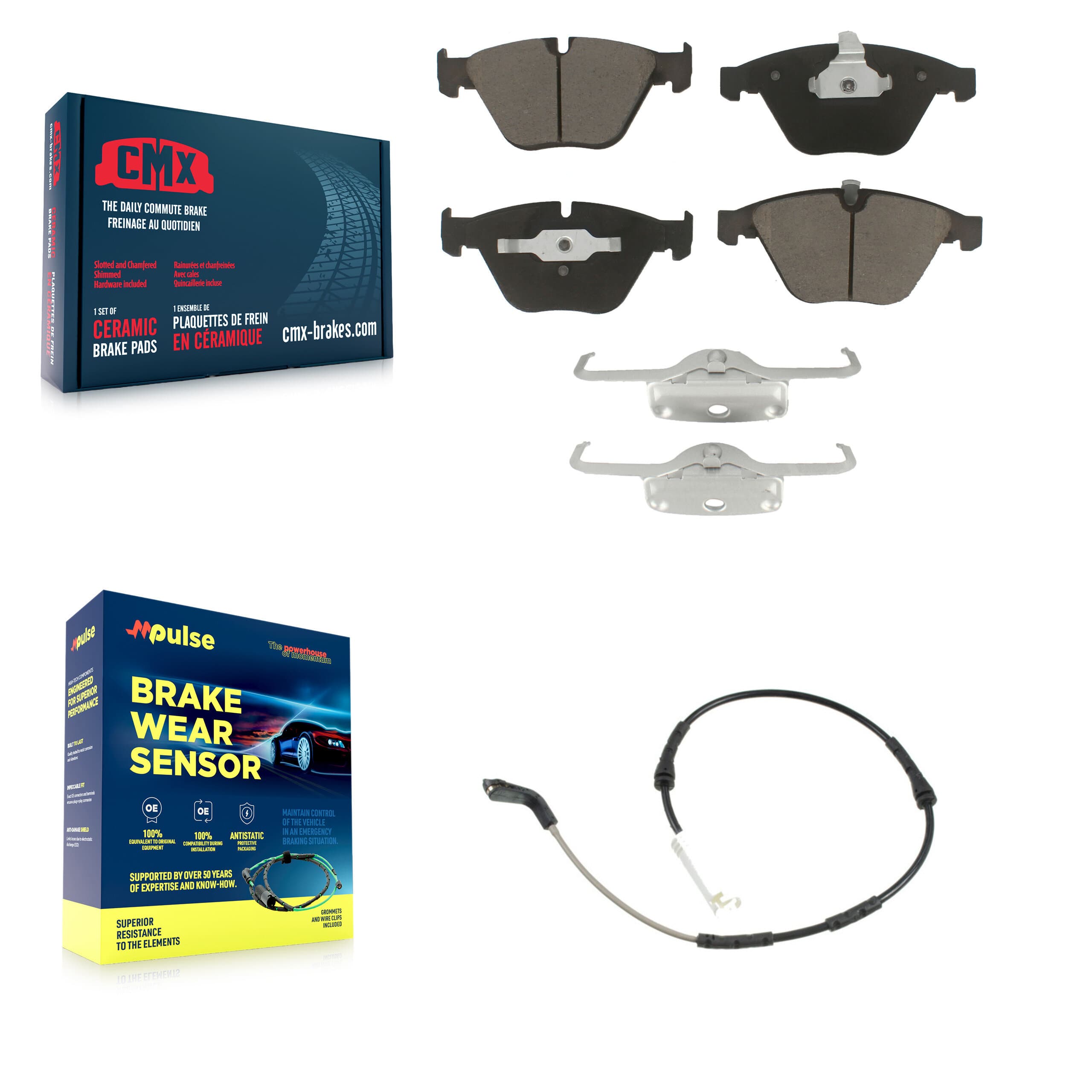 CMX - KCW-101379 - Front Disc Brake Pad Kits image 1