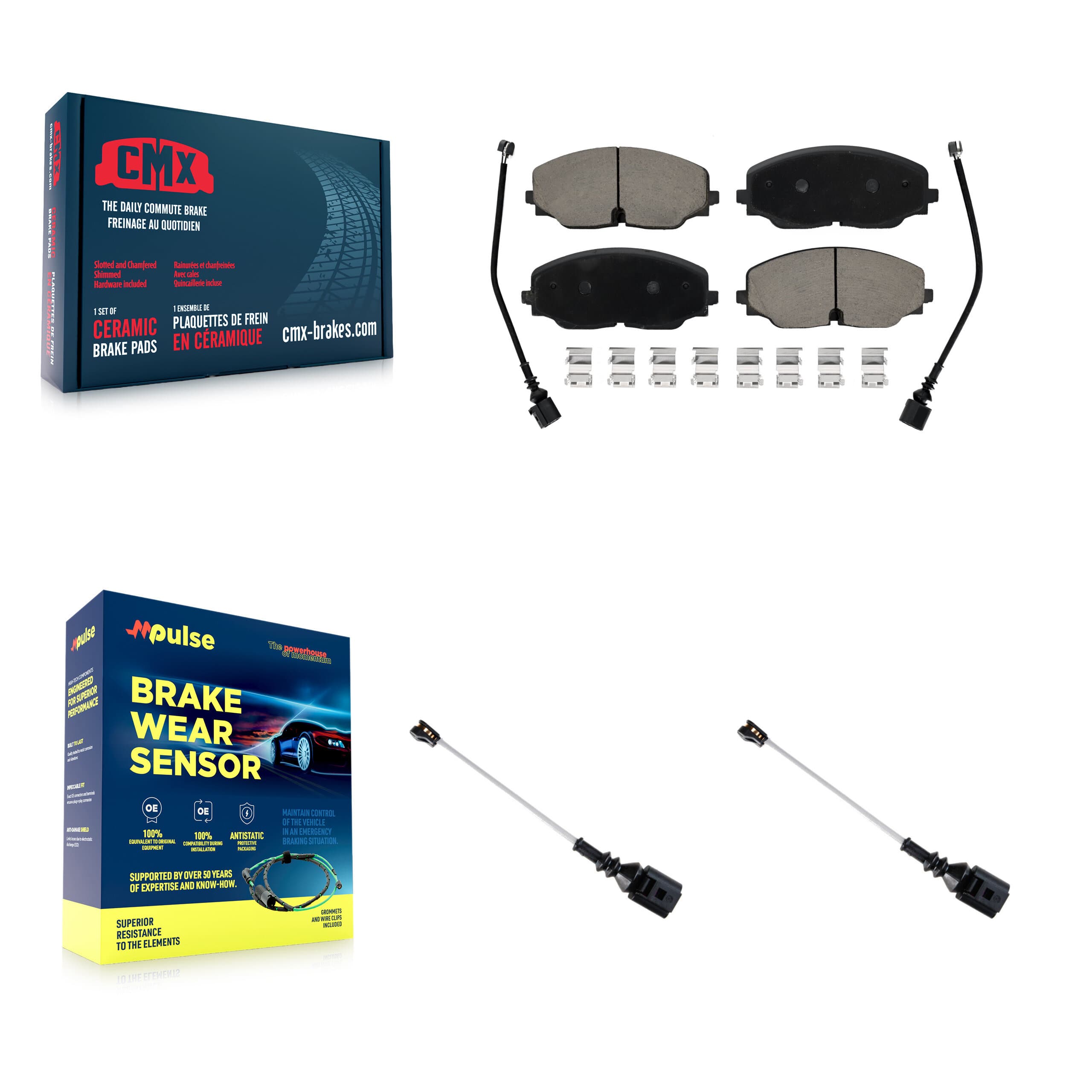 CMX - KCW-101384 - Front Disc Brake Pad Kits image 1