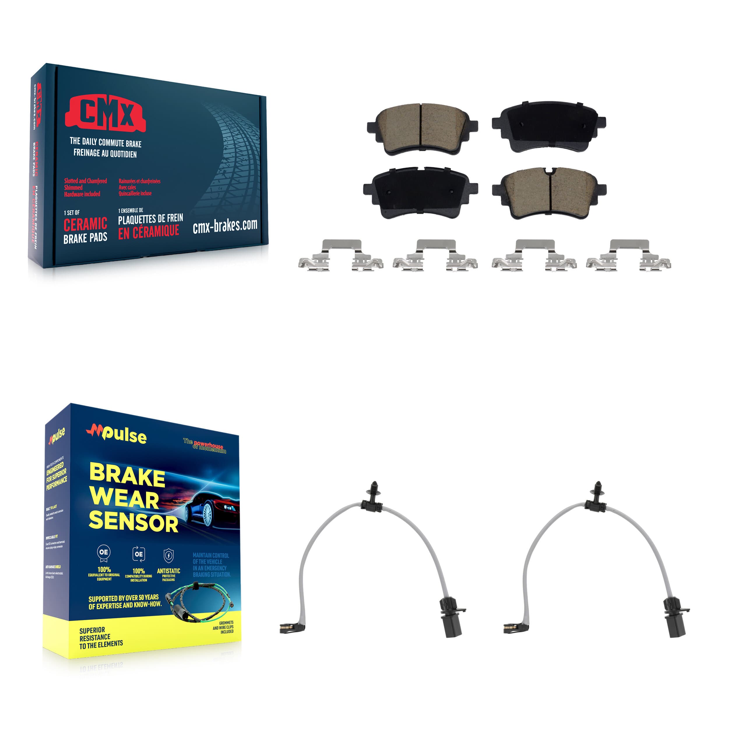 CMX - KCW-101417 - Rear Disc Brake Pad Kits image 1