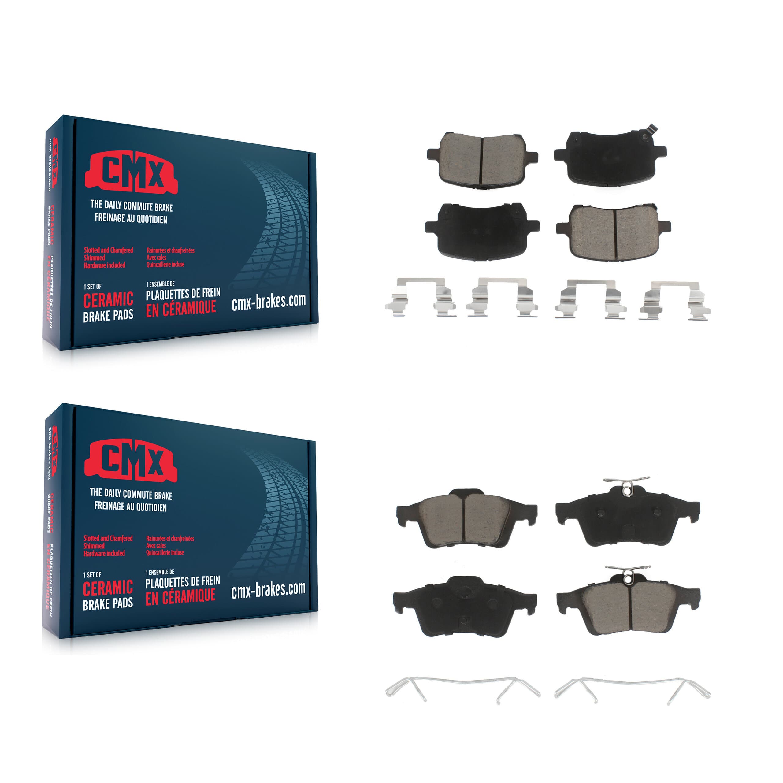 CMX - KCX-100150 - Front and Rear Disc Brake Pad Kits image 1