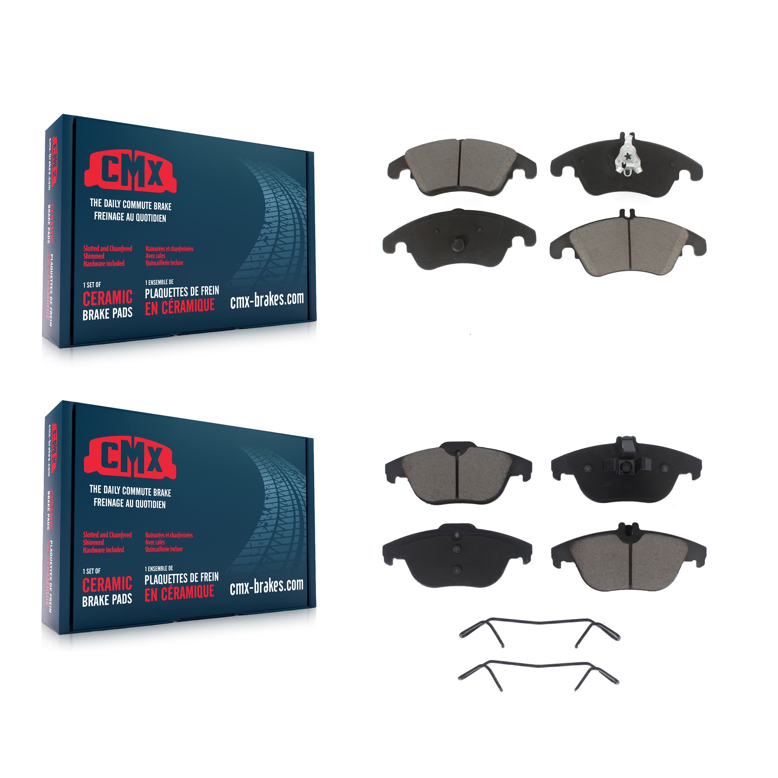 CMX - KCX-100265 - Front and Rear Disc Brake Pad Kits image 1