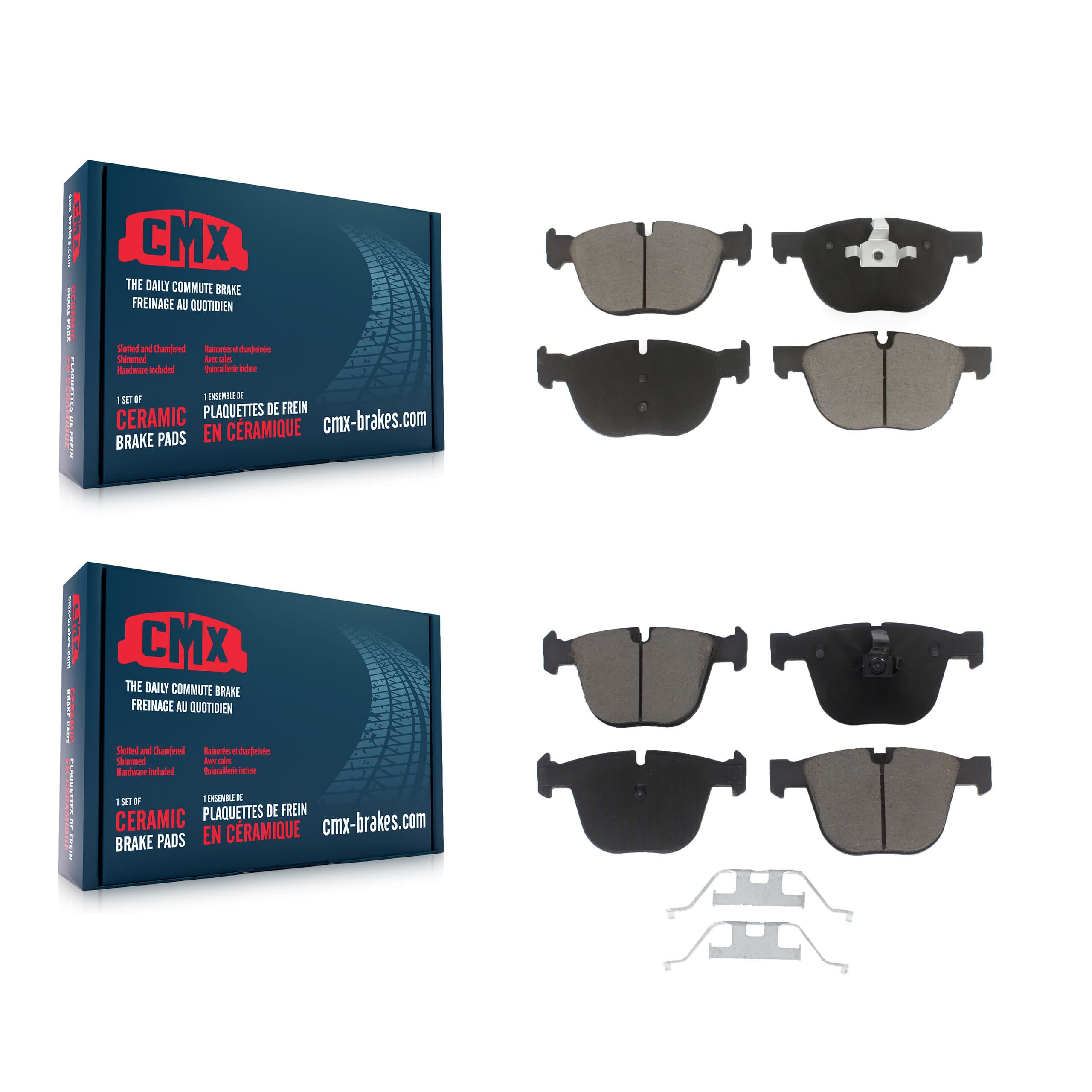 CMX - KCX-100510 - Front and Rear Disc Brake Pad Kits image 1