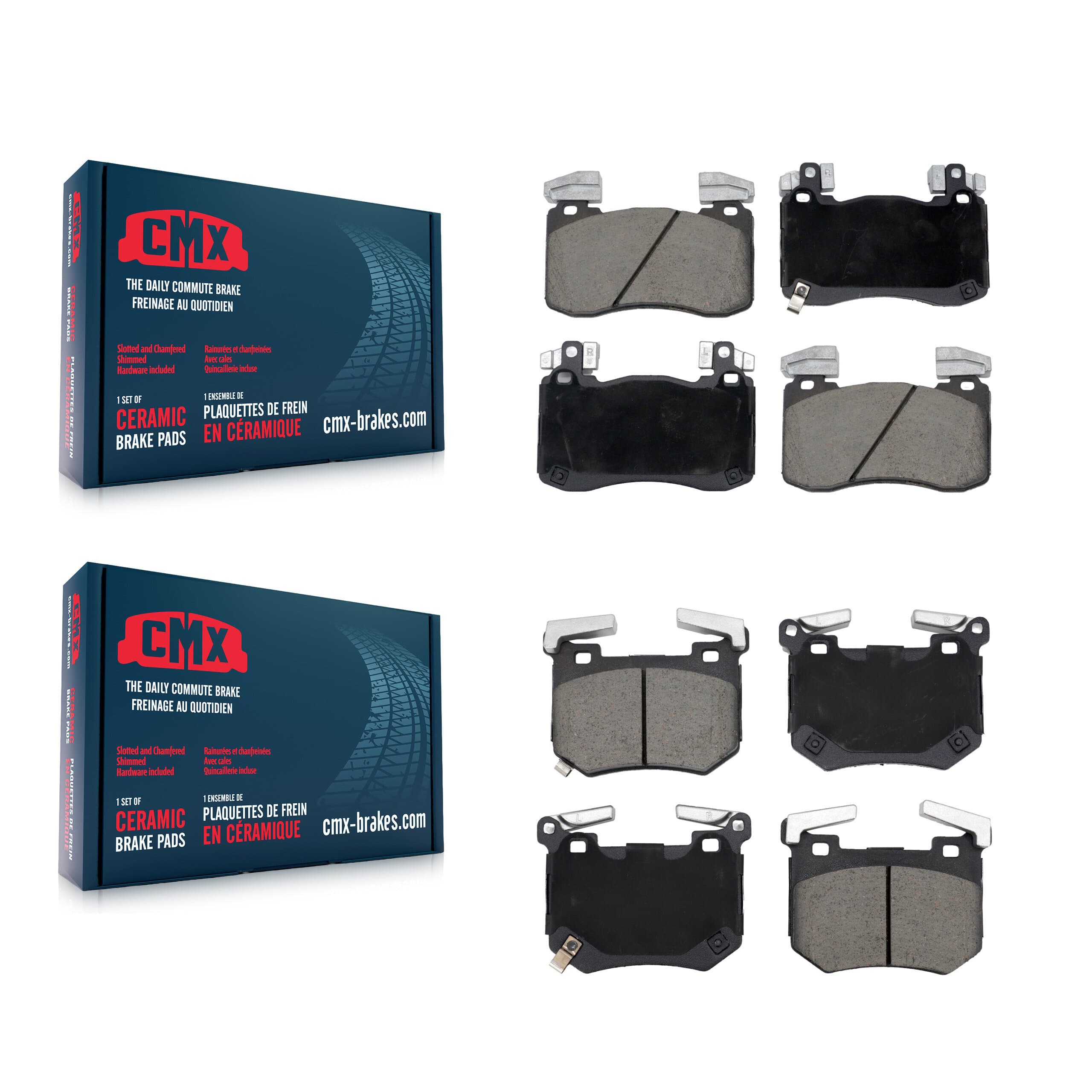 CMX - KCX-100658 - Front and Rear Disc Brake Pad Kits image 1