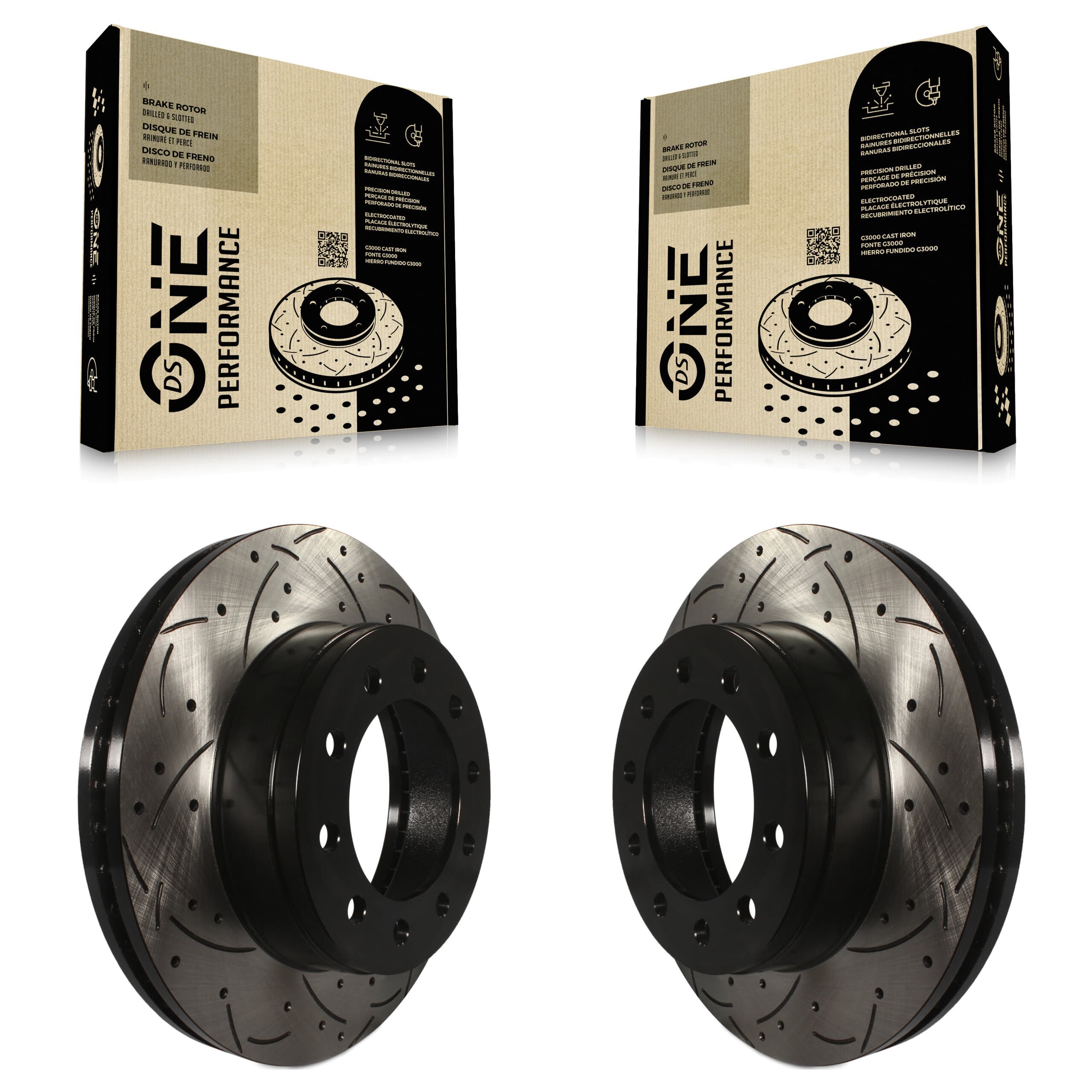 DS-One - KD-100010 - Front Disc Brake Rotor Kits image 1