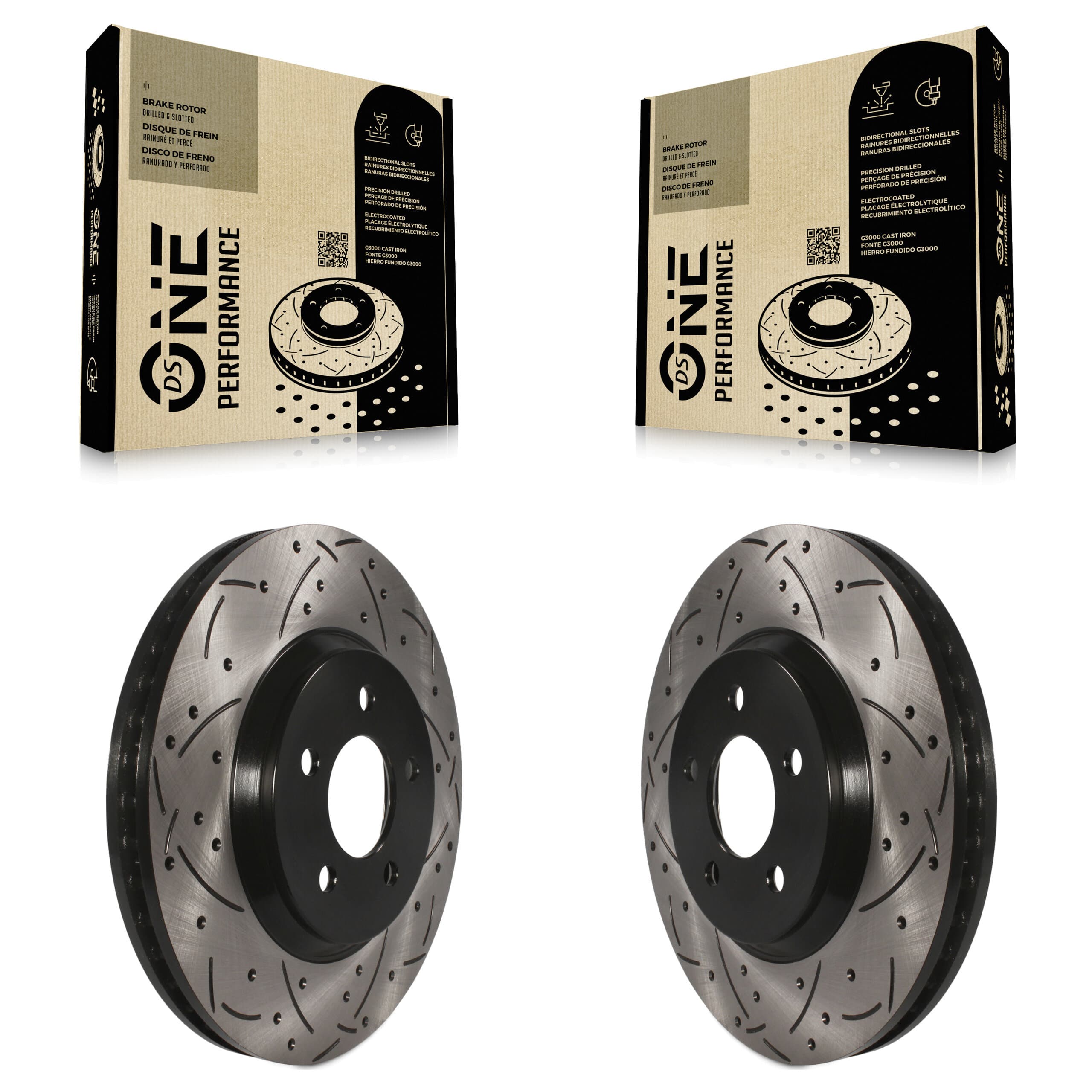 DS-One - KD-100011 - Front Disc Brake Rotor Kits image 1
