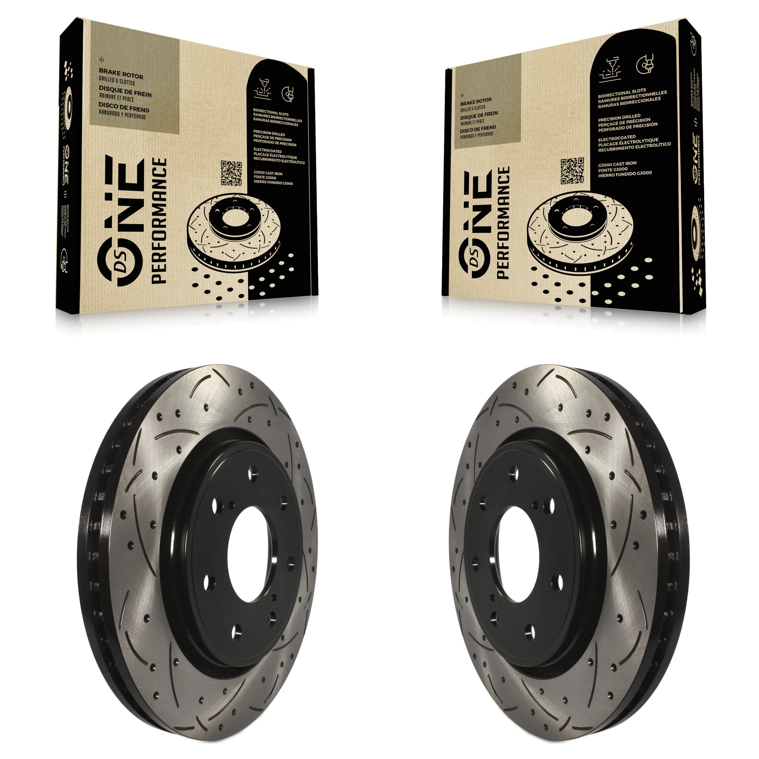 DS-One - KD-100015 - Front Disc Brake Rotor Kits image 1